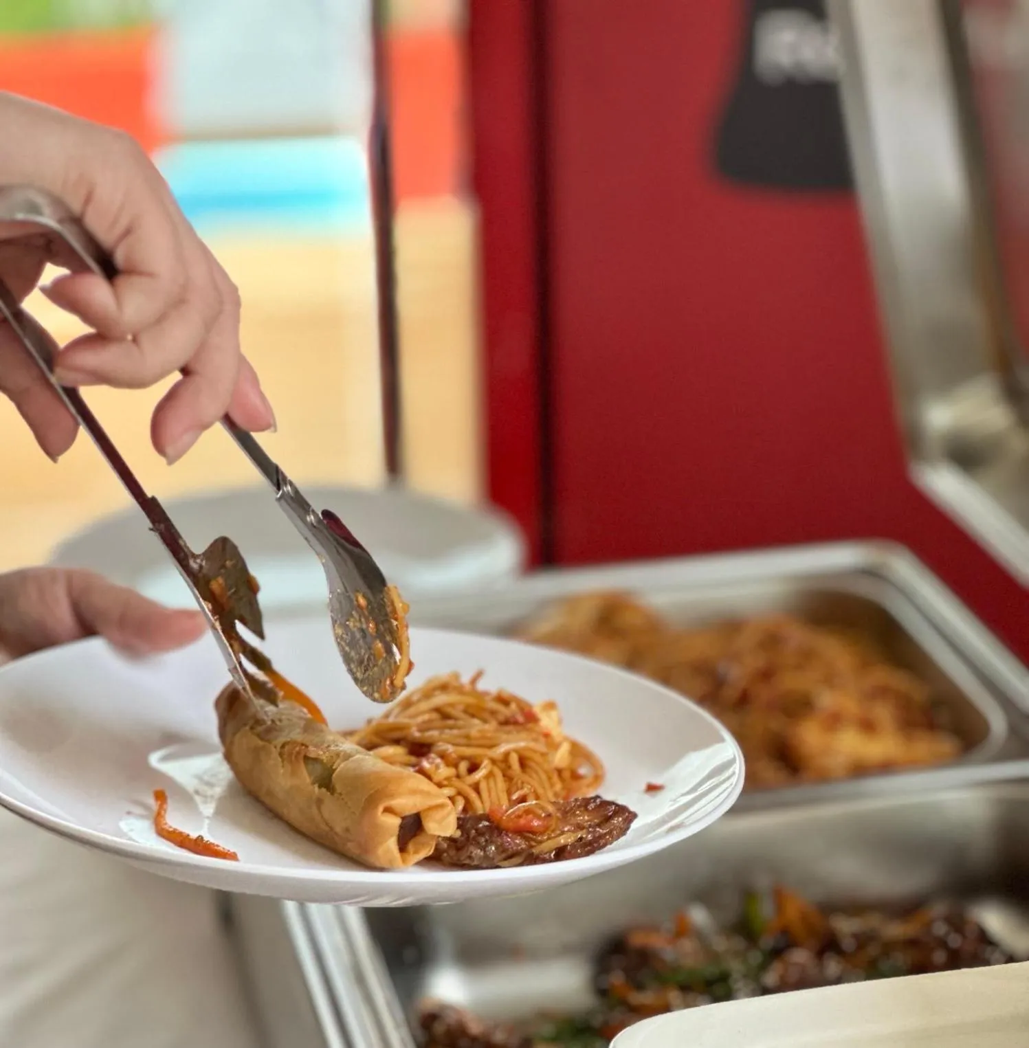 Buffet breakfast in No 33 Lodge