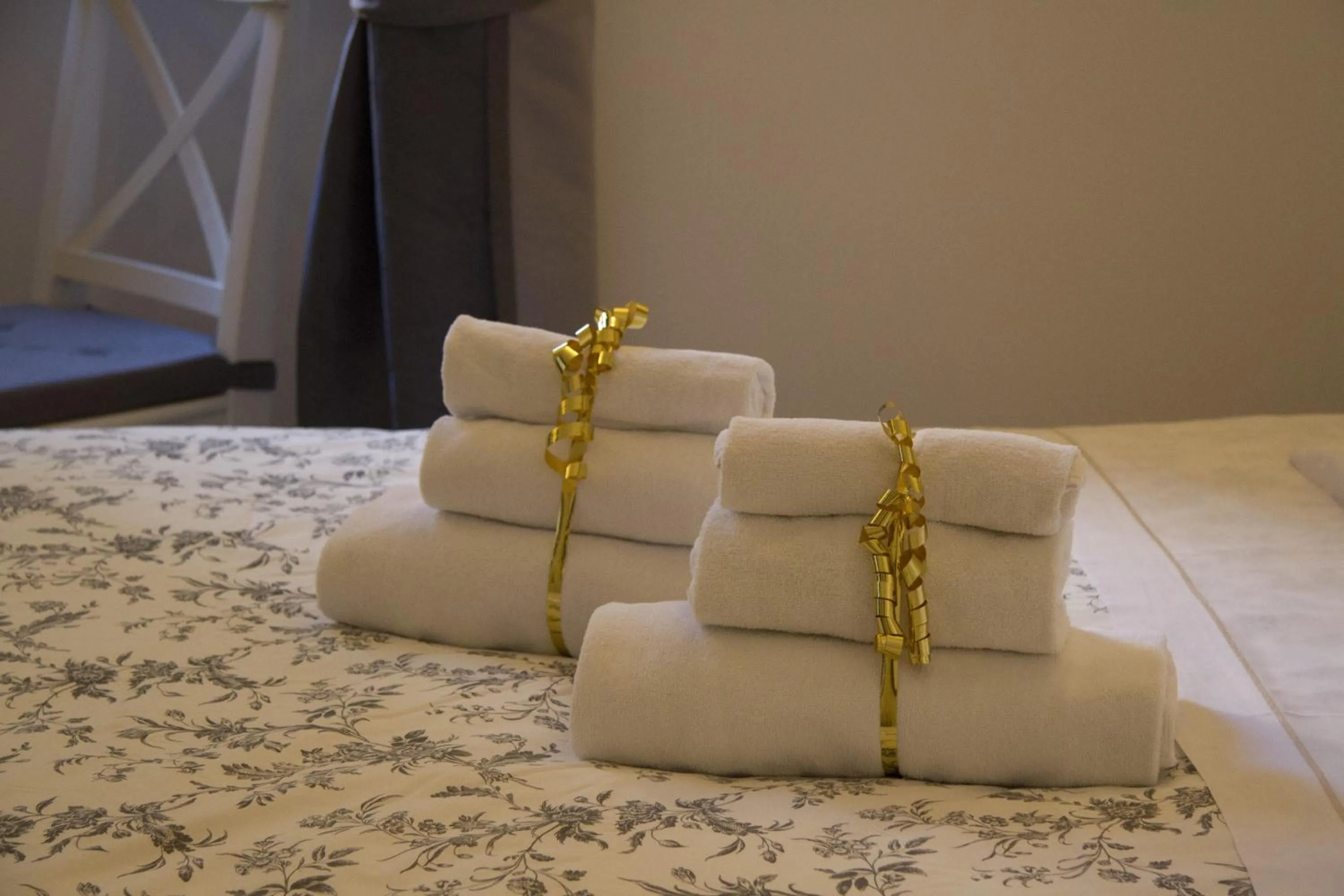 Decorative detail, Bed in Leoncino 36 Apartments in Rome