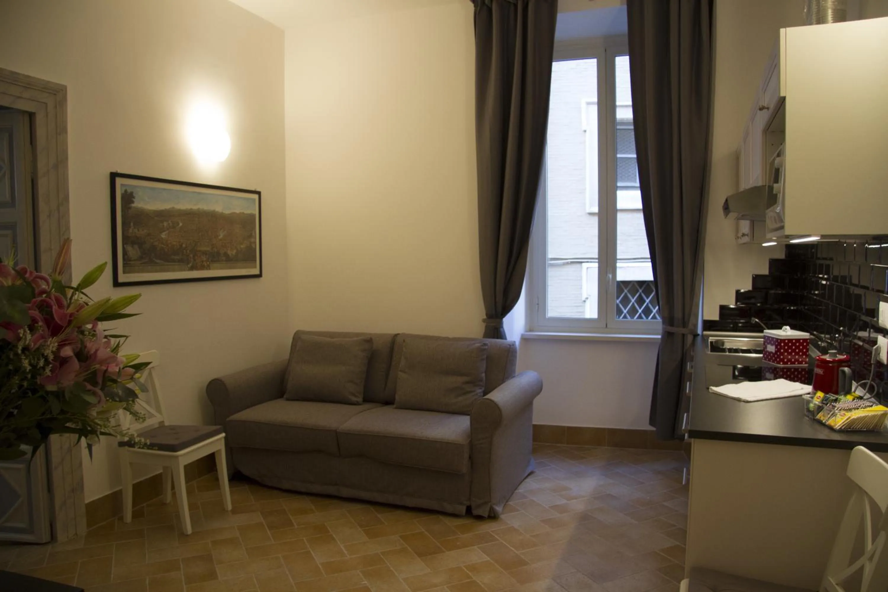Living room in Leoncino 36 Apartments in Rome