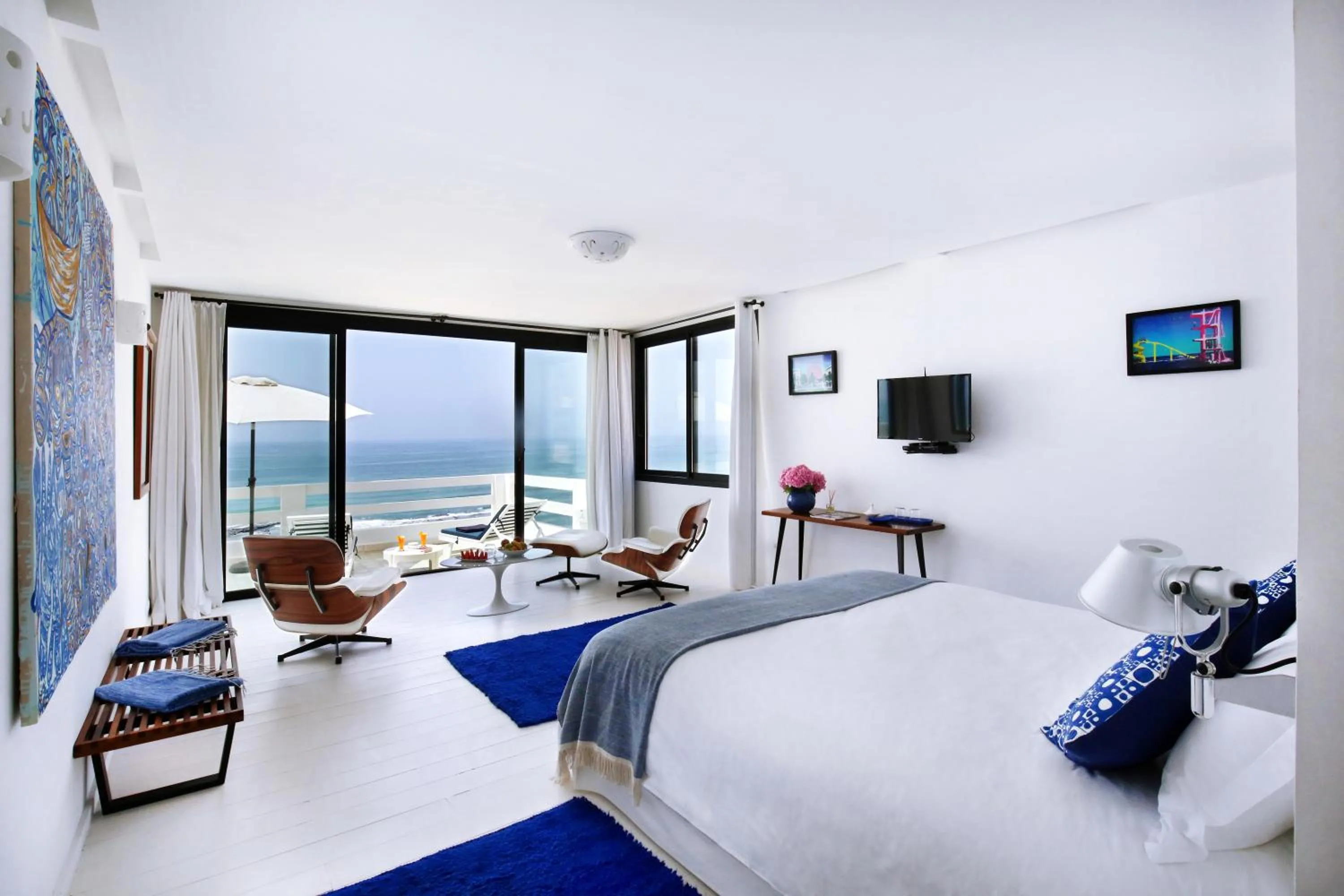 Sea view, Bed in Vila Bea