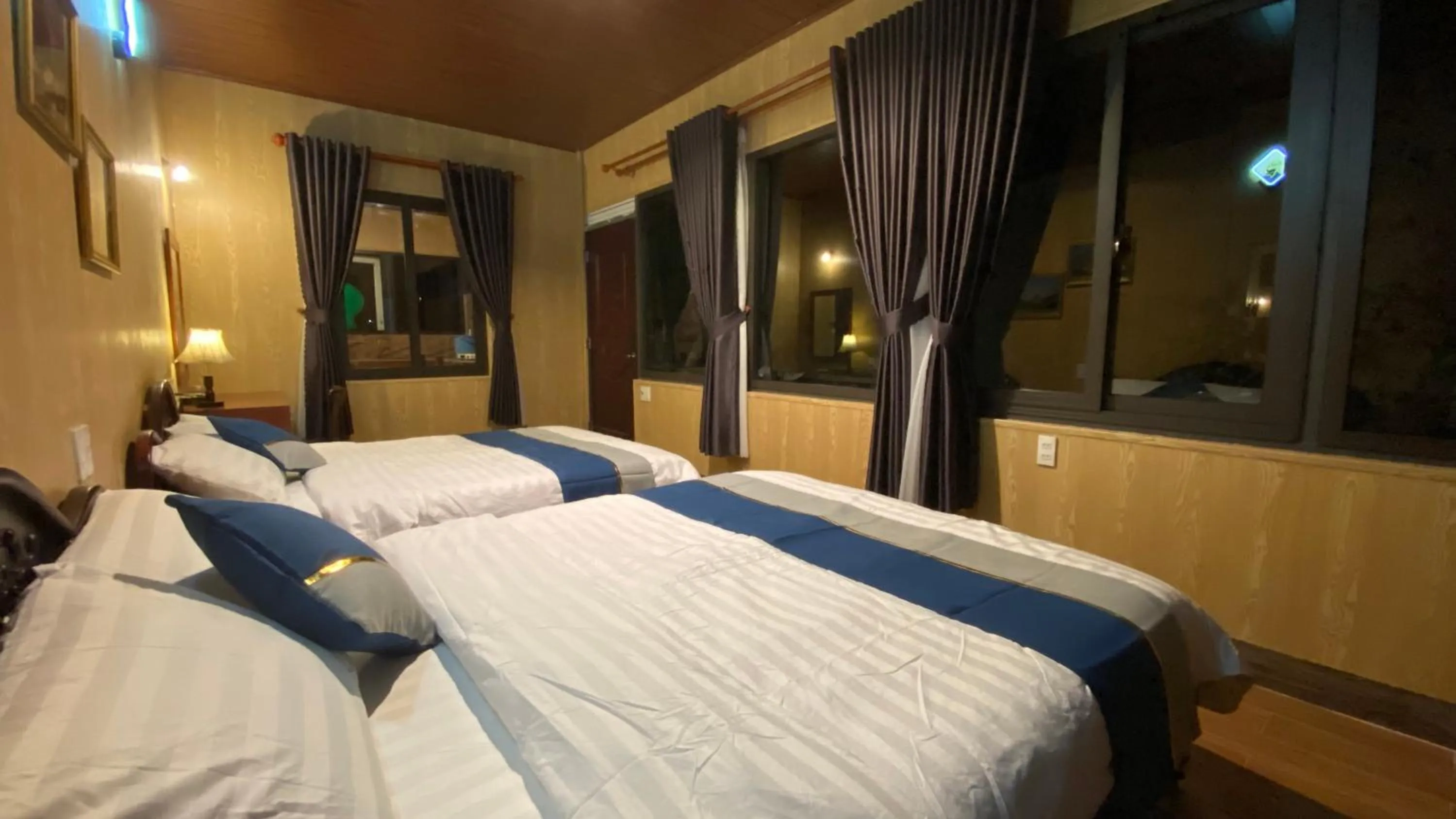 Bed in Malá home & coffee