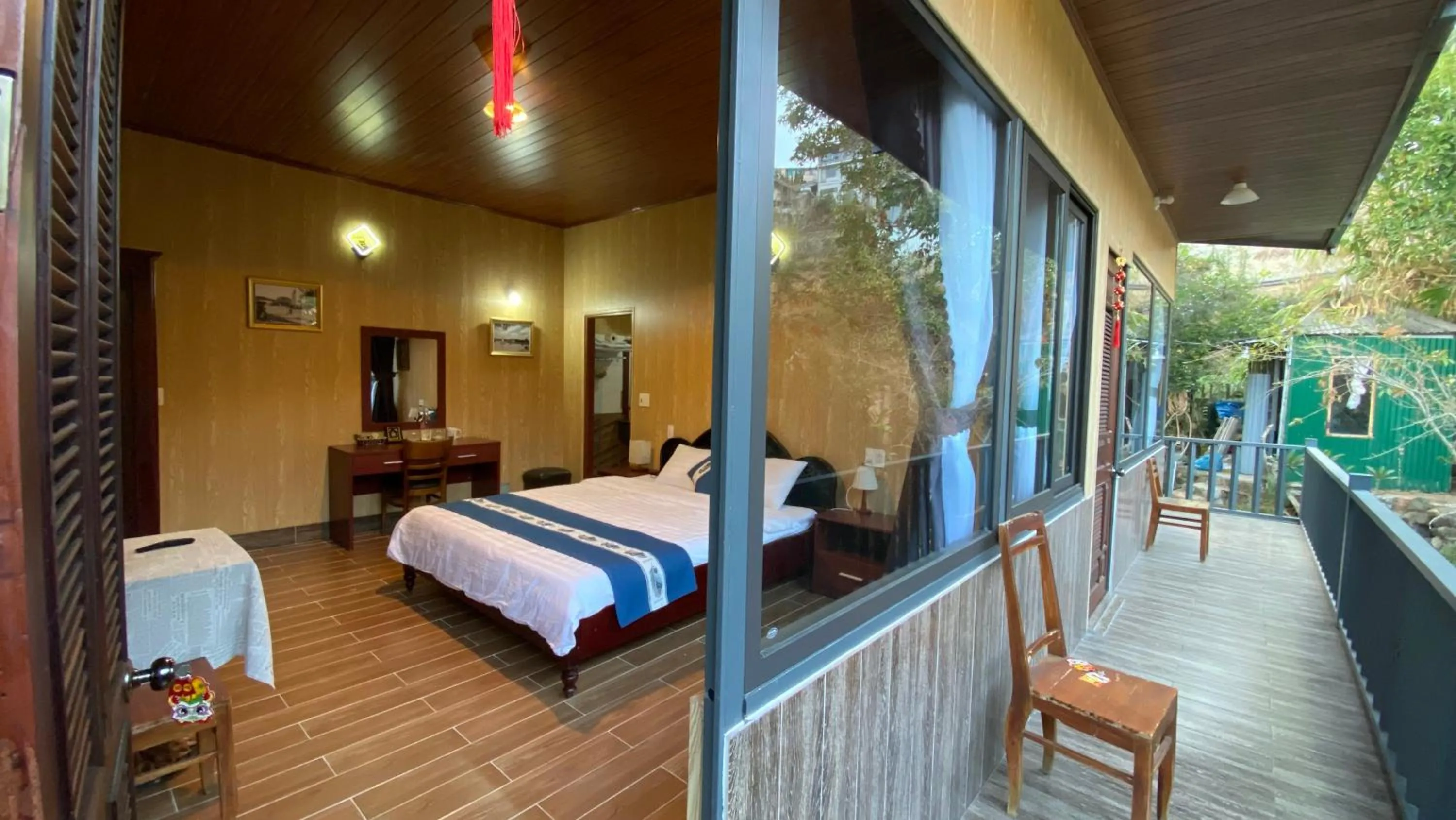 Bed in Malá home & coffee