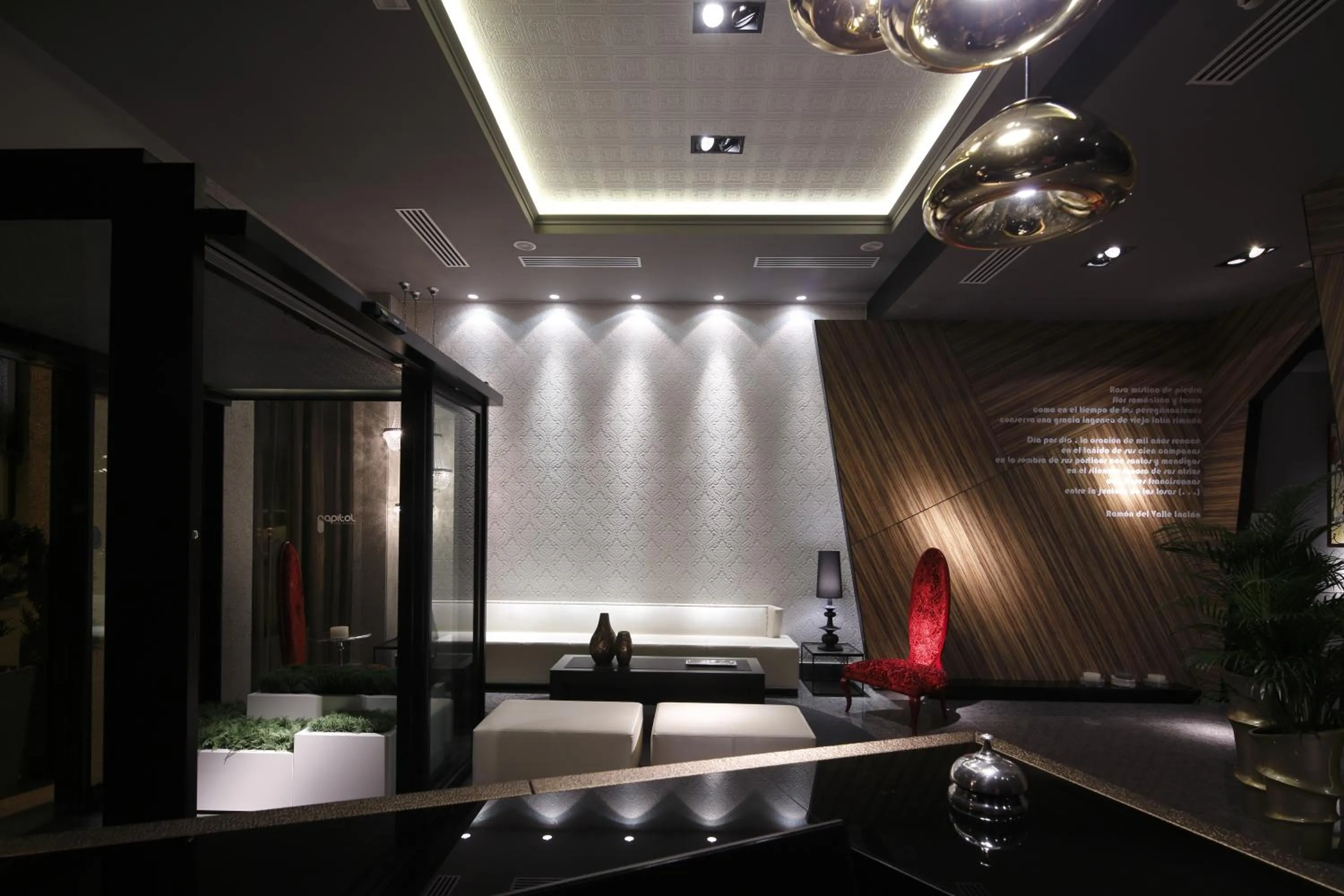 Lobby or reception in Capitol Boutique Hotel