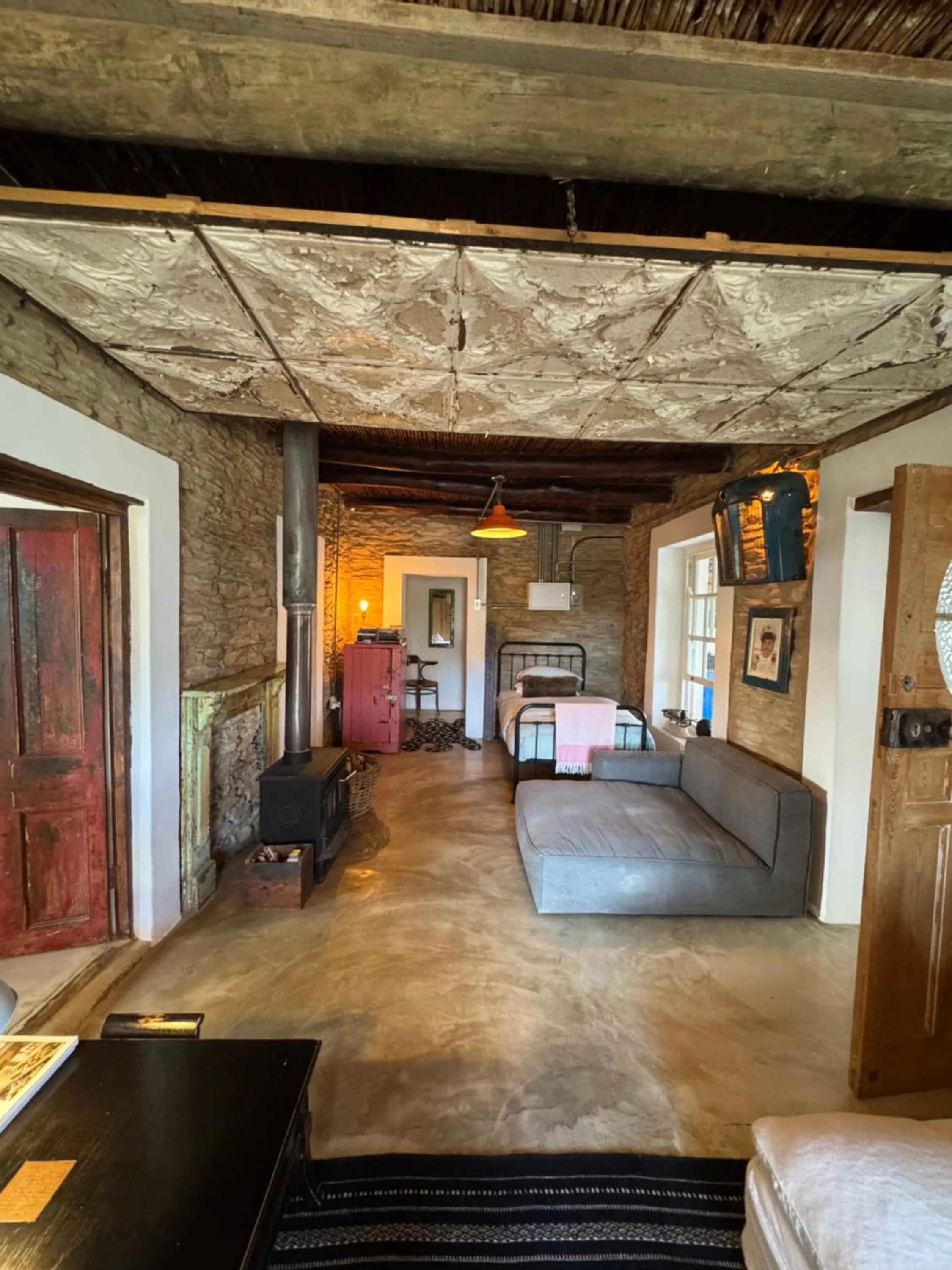 Bed in The Karoo Moon Motel