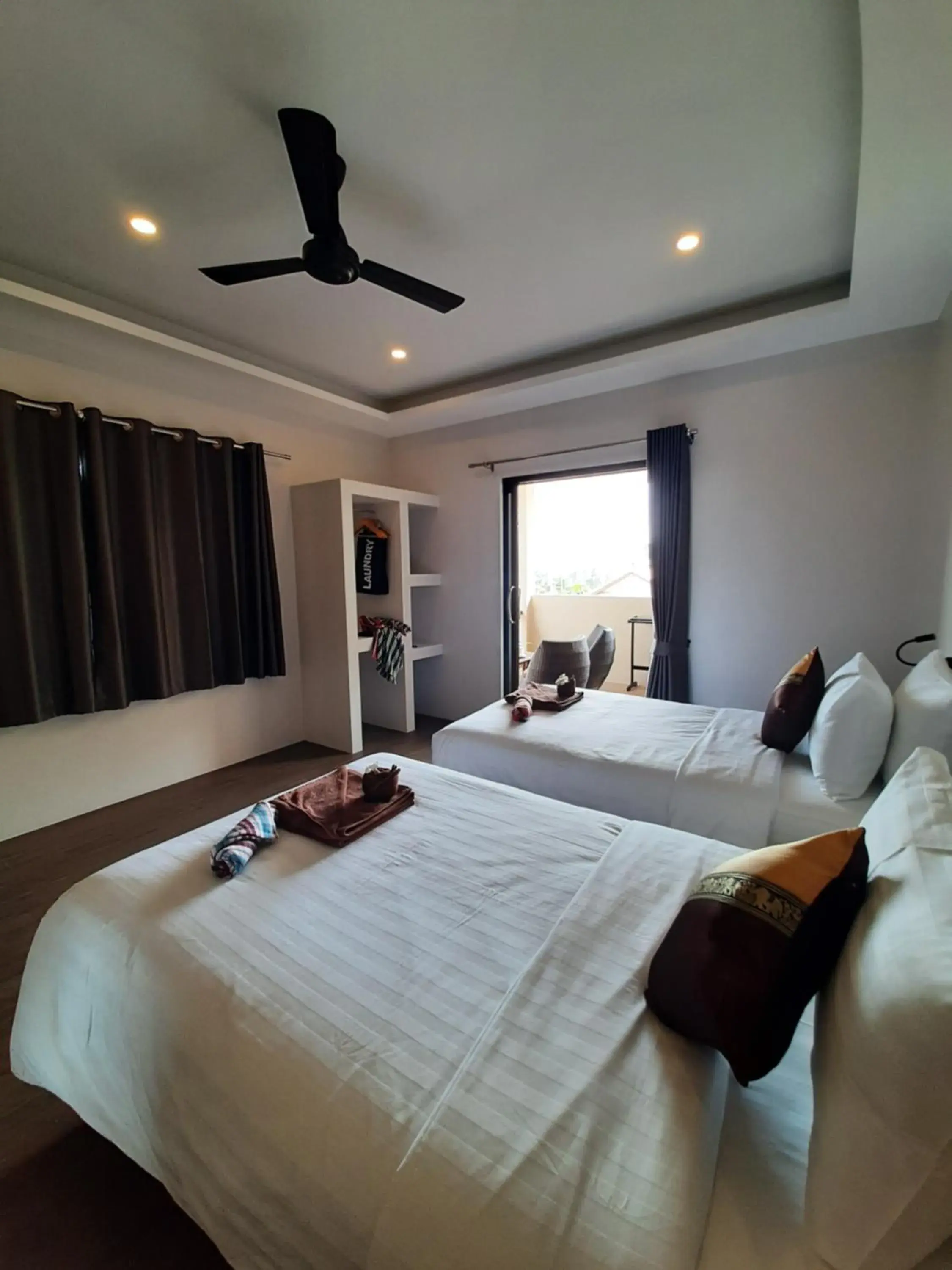 Bed in Baan Sawan Samui Resort Bed in Baan Sawan Samui Resort