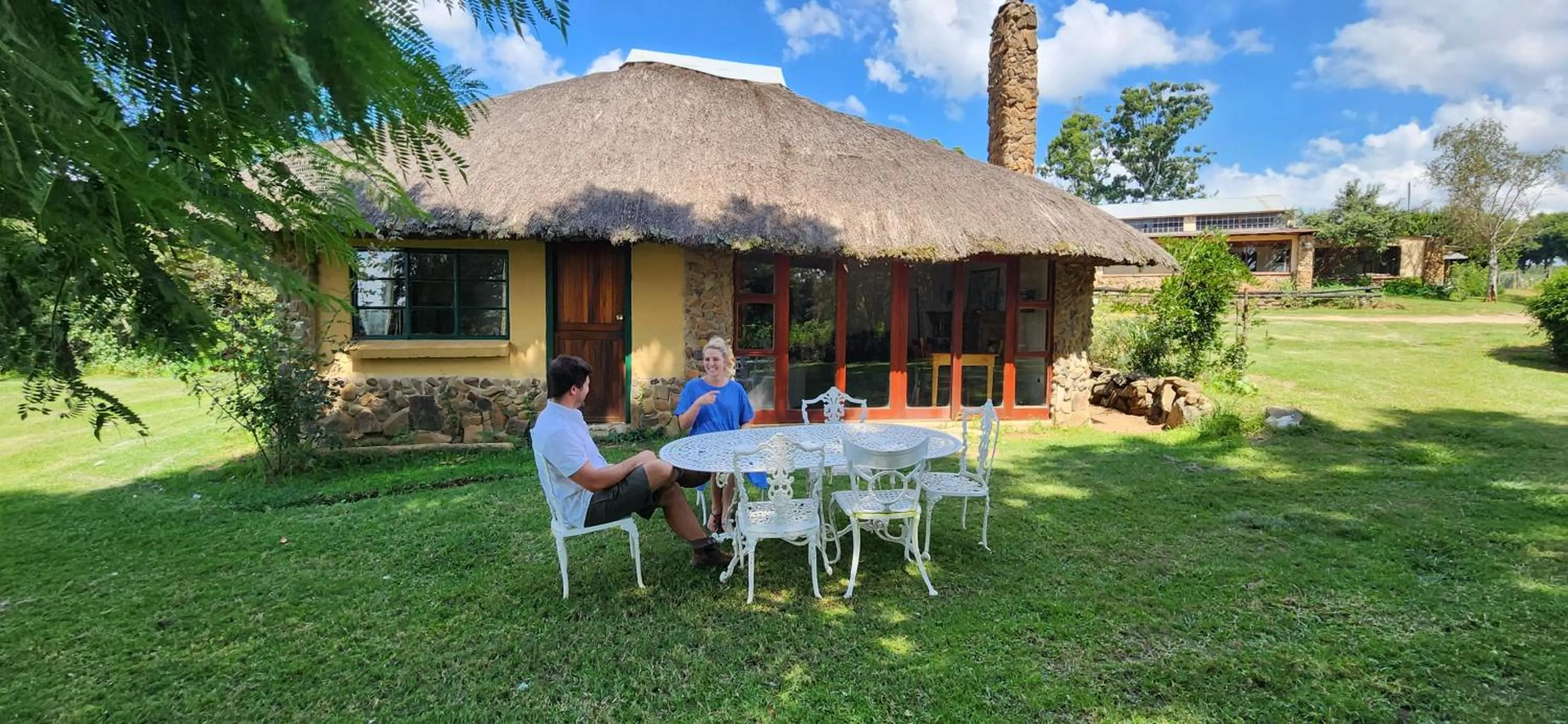Garden view in Ardmore Guest Farm