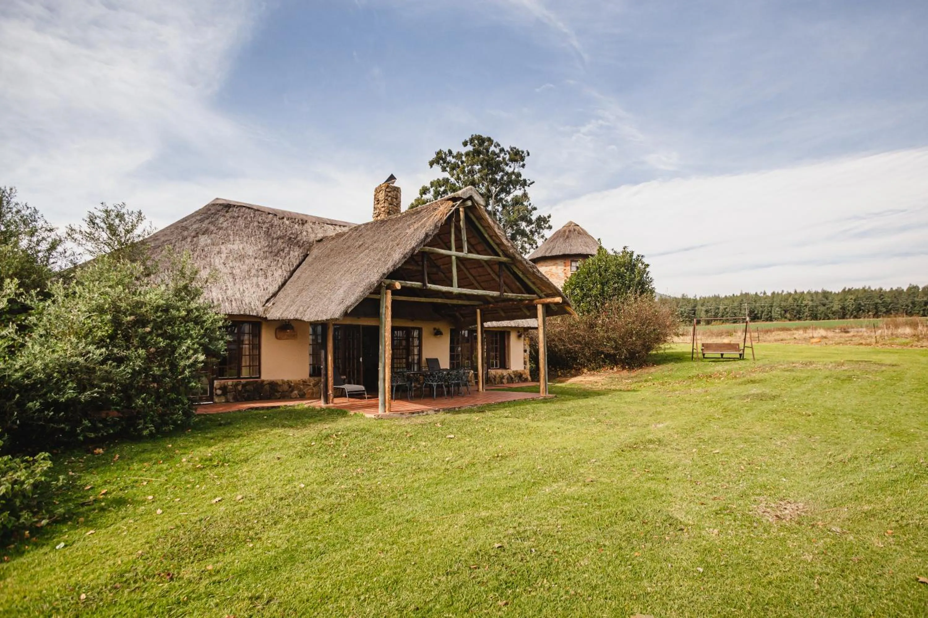 Garden view in Ardmore Guest Farm