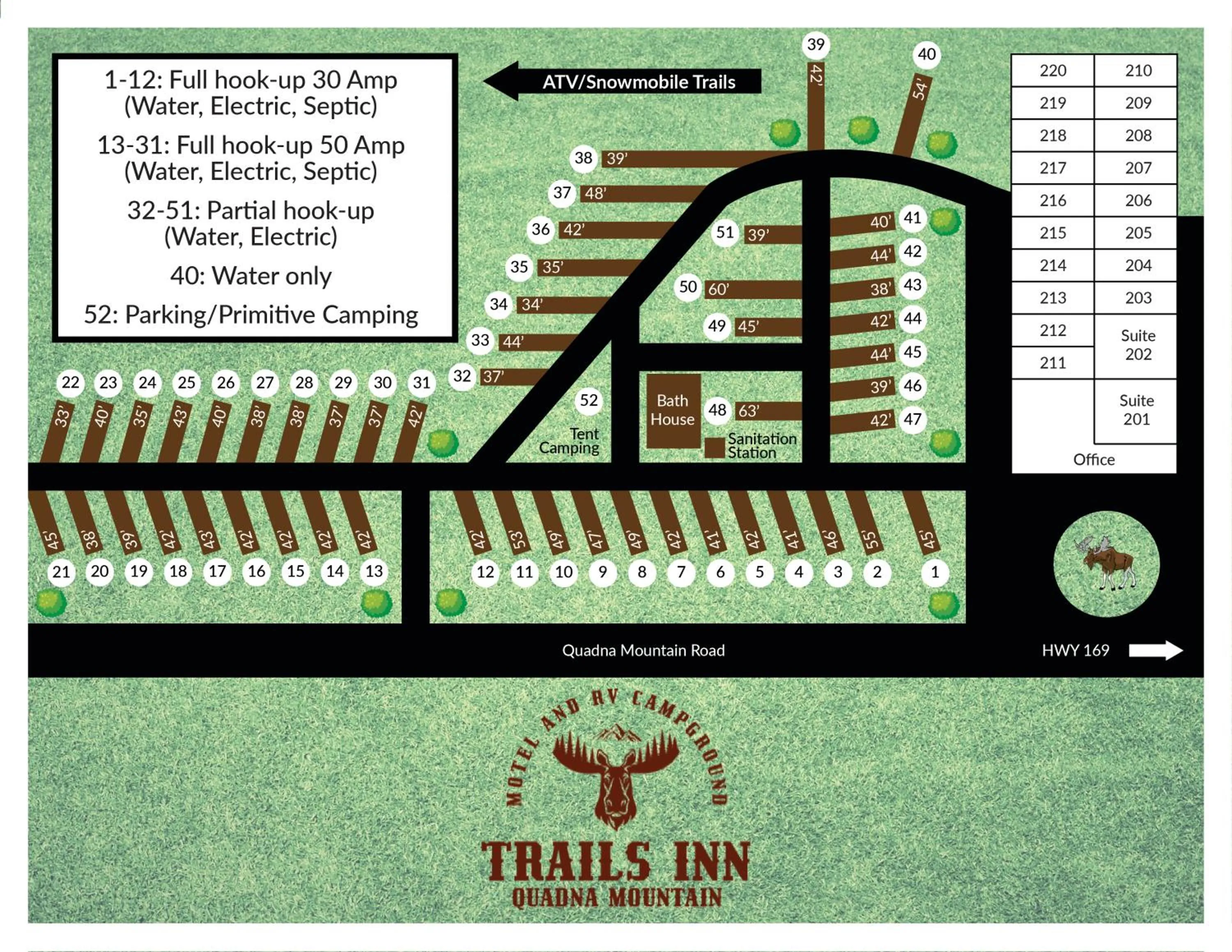 Trails INN Quadna Mountain Motel & RV Park