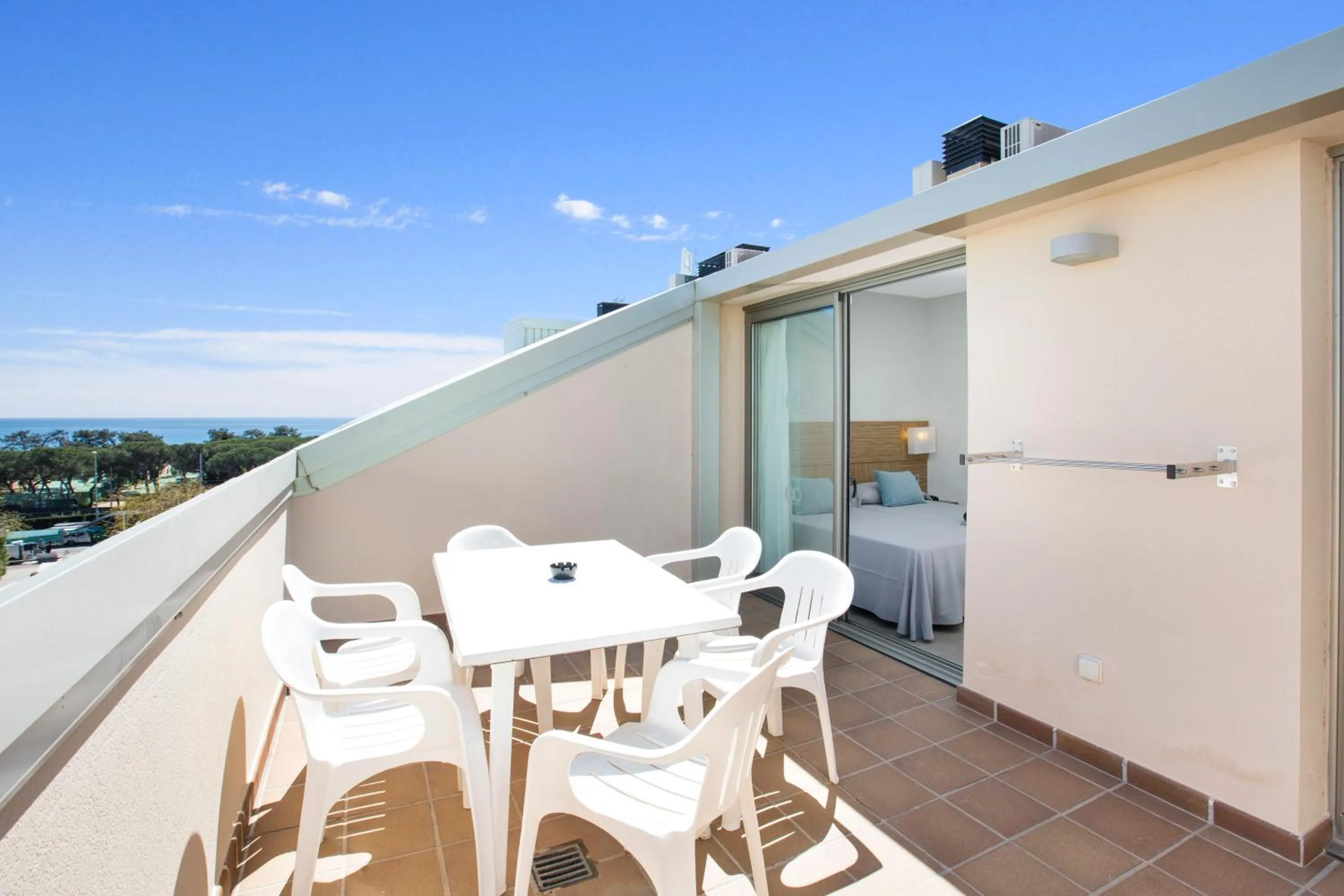 Balcony/Terrace in Aparthotel Odissea Park