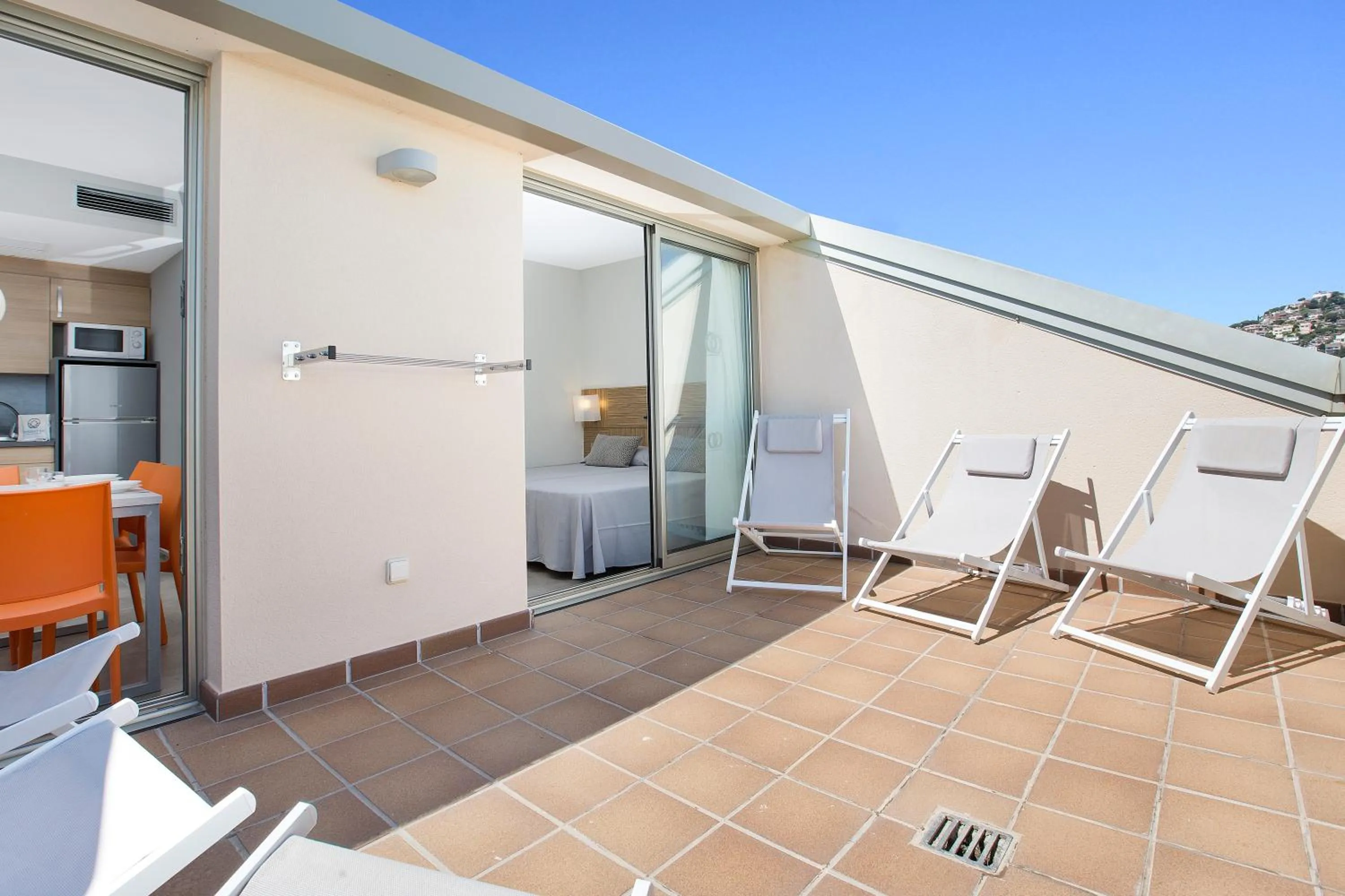 Balcony/Terrace in Aparthotel Odissea Park
