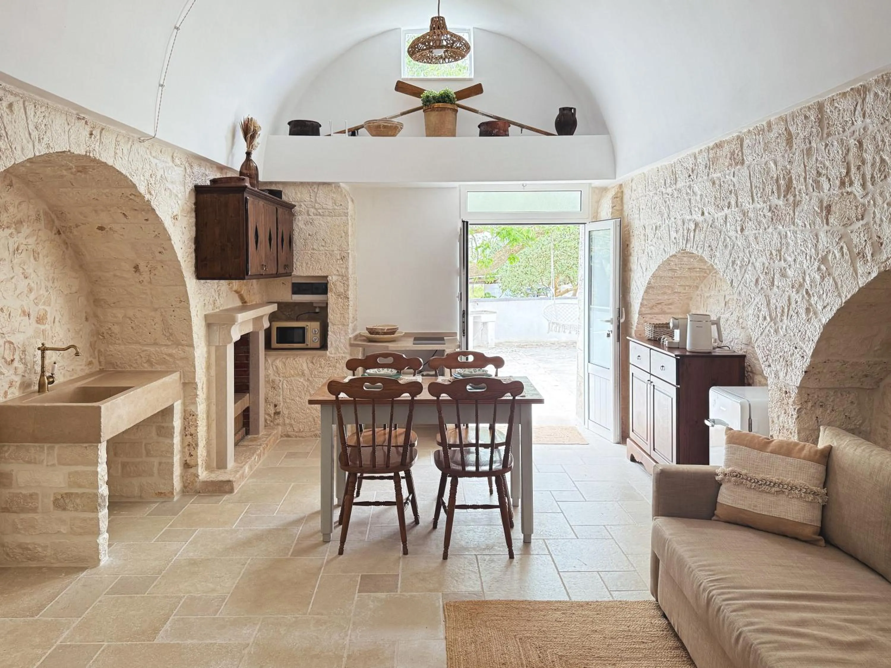 Living room in Trullo Pinto