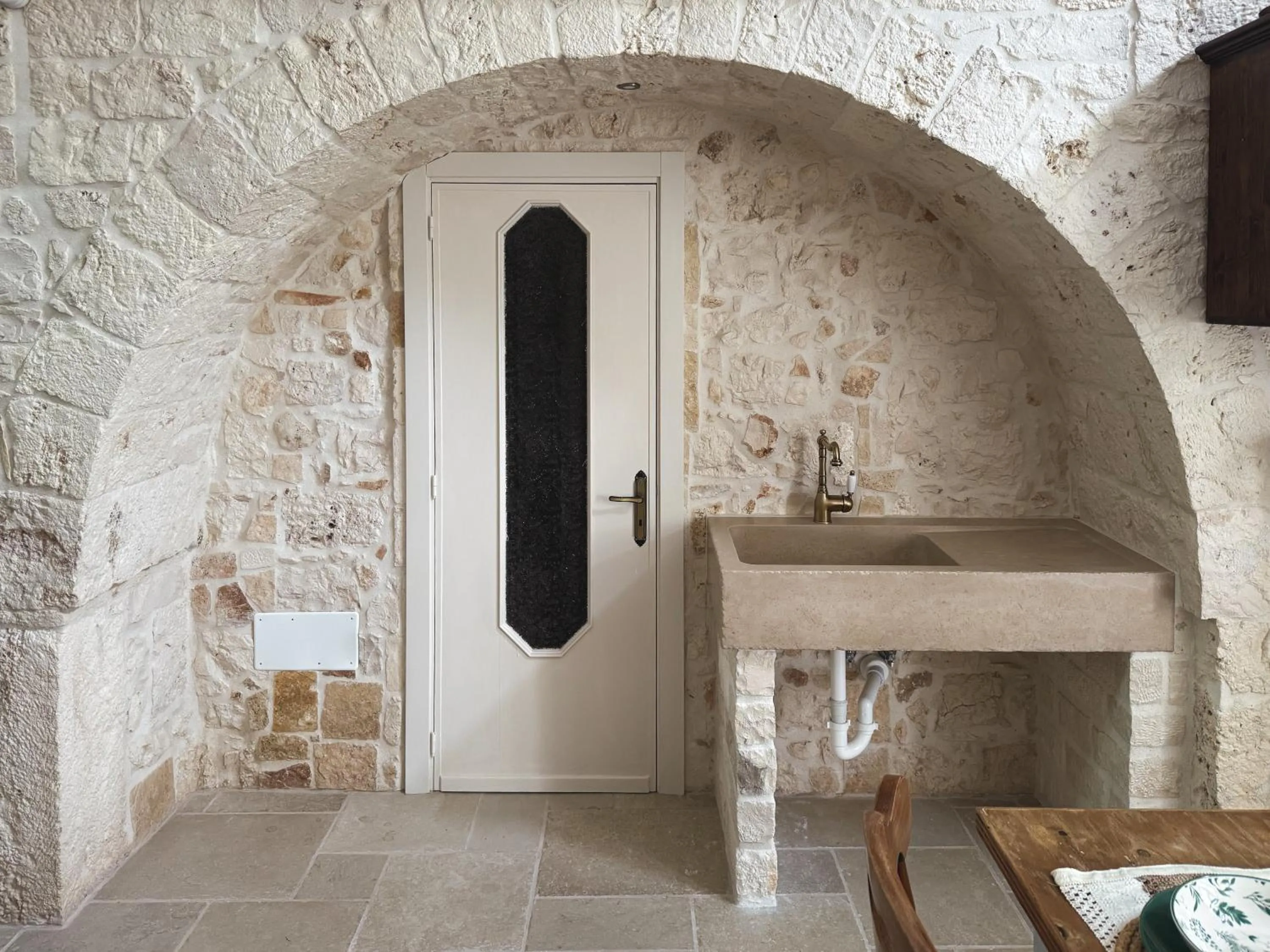 kitchen in Trullo Pinto