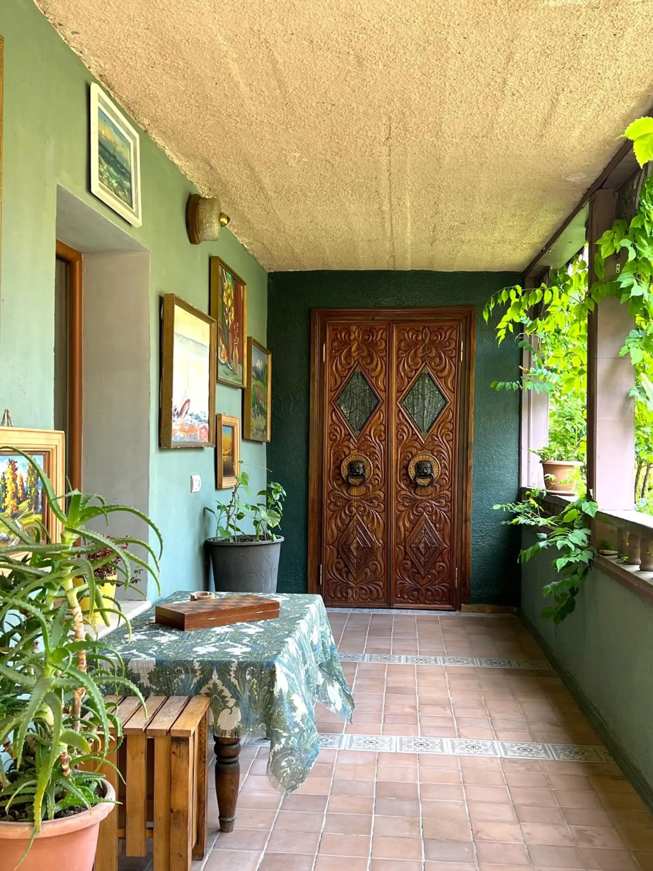 Deluxe Double Room with Balcony in ARTSIV Guesthouse Deluxe Double Room with Balcony in ARTSIV Guesthouse