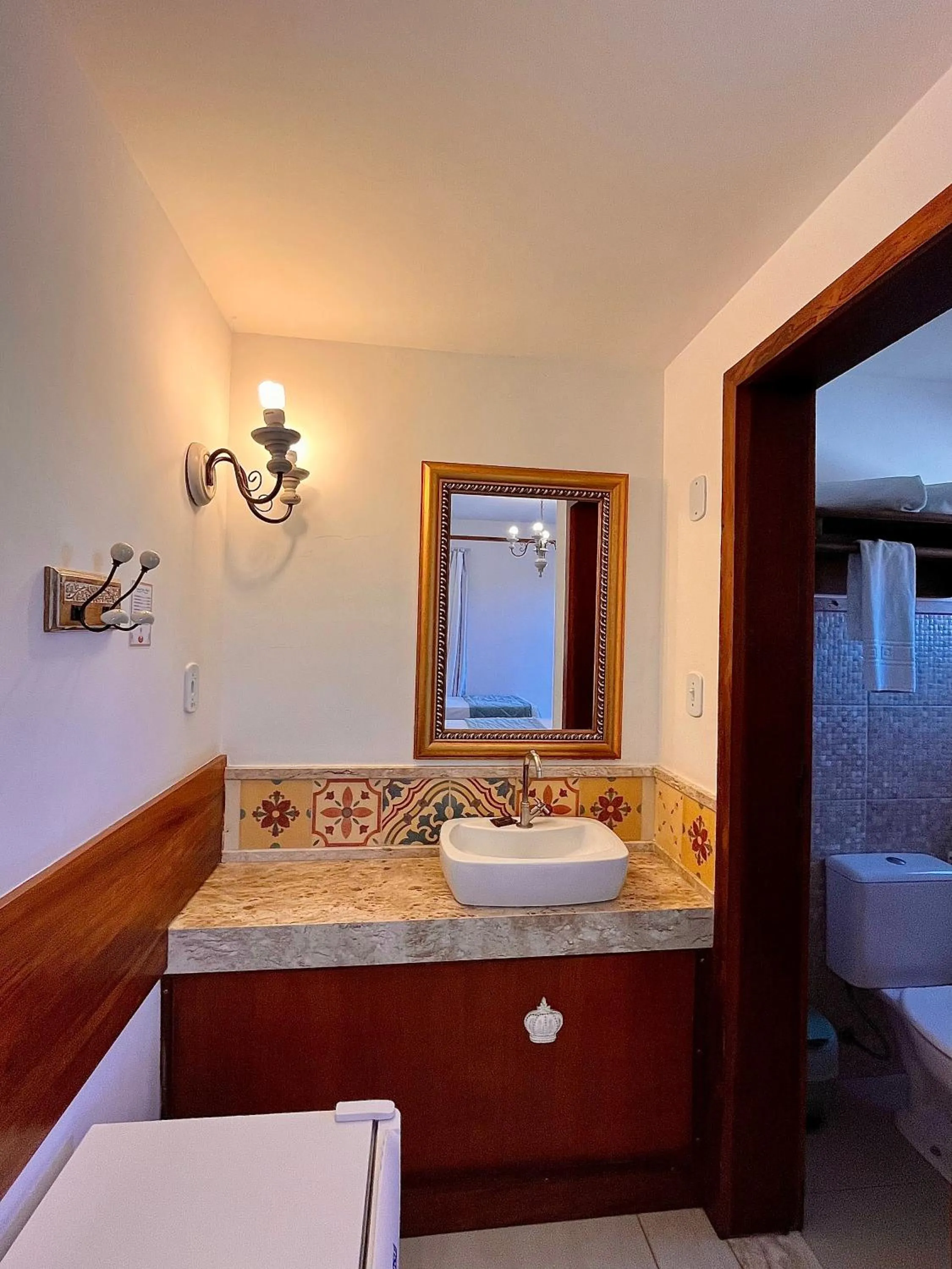 Bathroom in Hotel Vila Nova do Príncipe