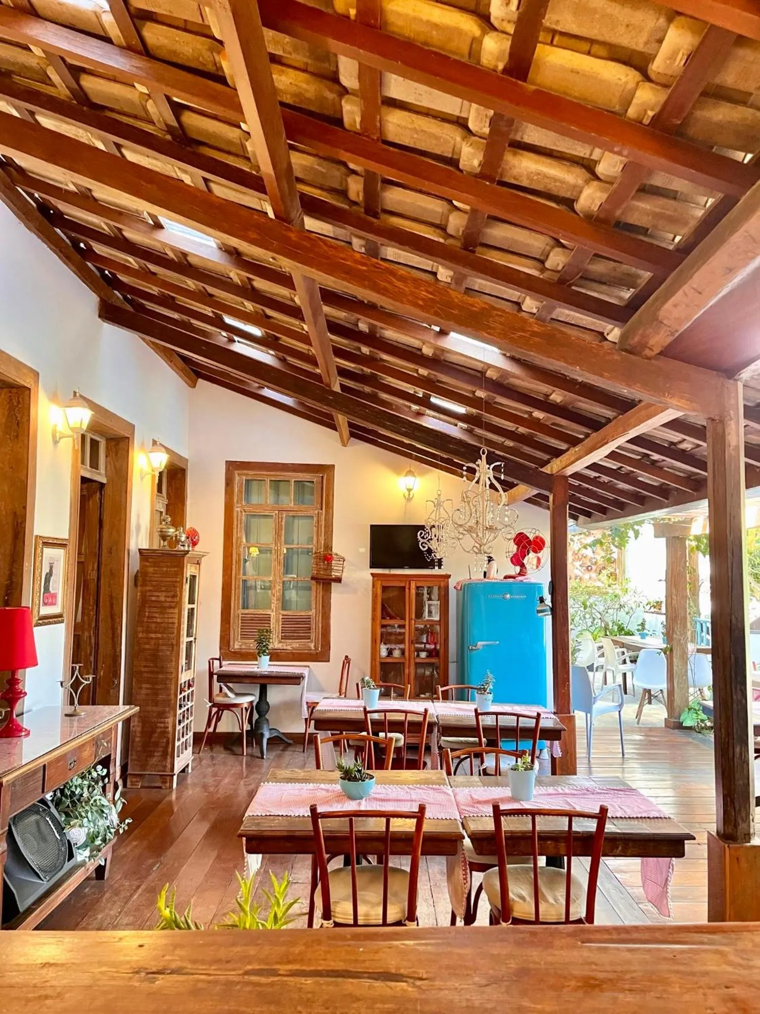 Patio in Hotel Vila Nova do Príncipe