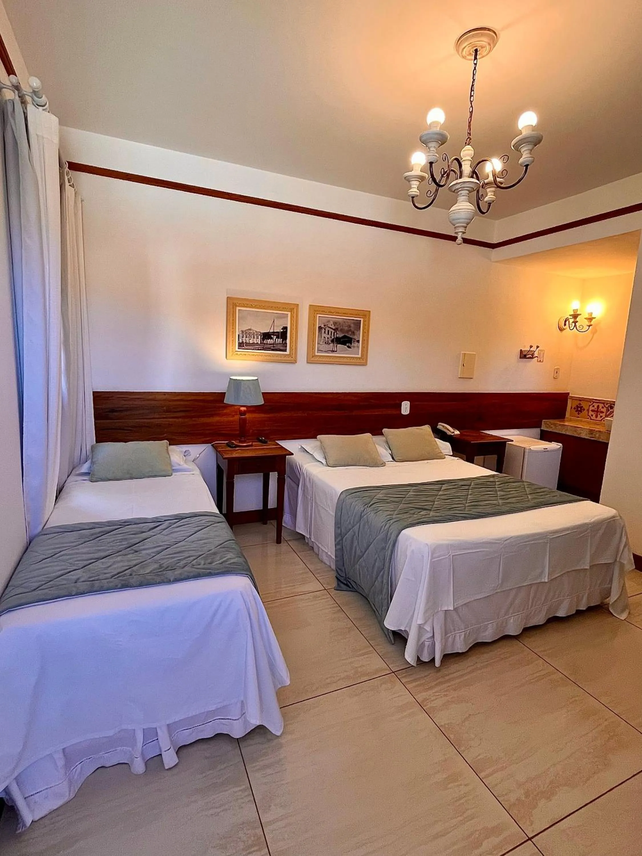 Bed in Hotel Vila Nova do Príncipe