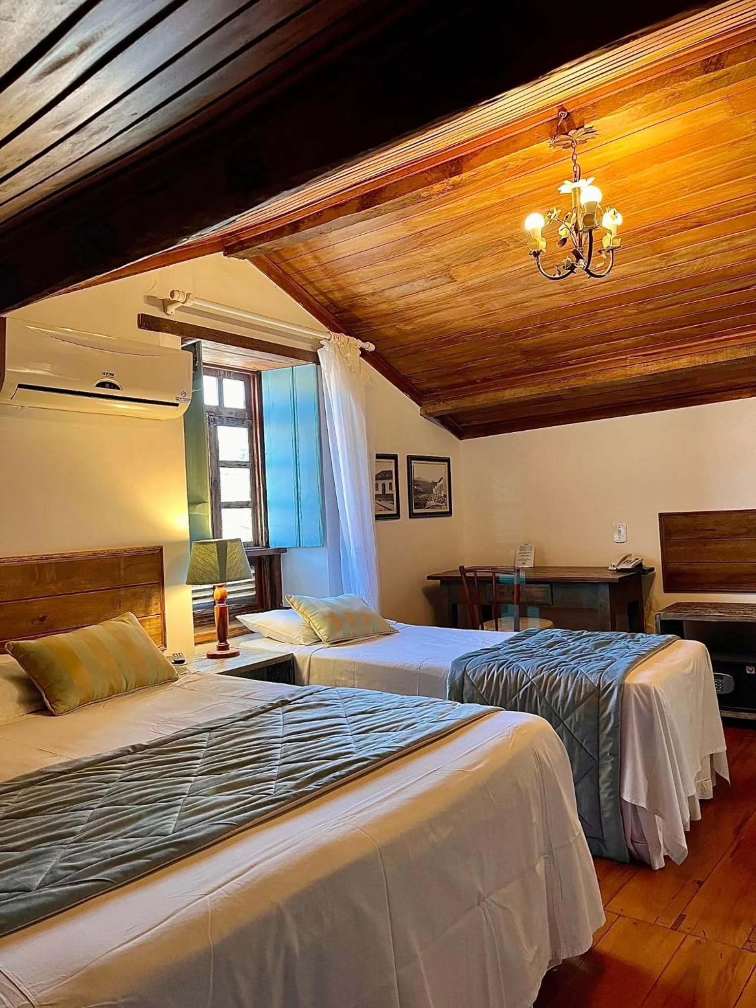 Bed in Hotel Vila Nova do Príncipe