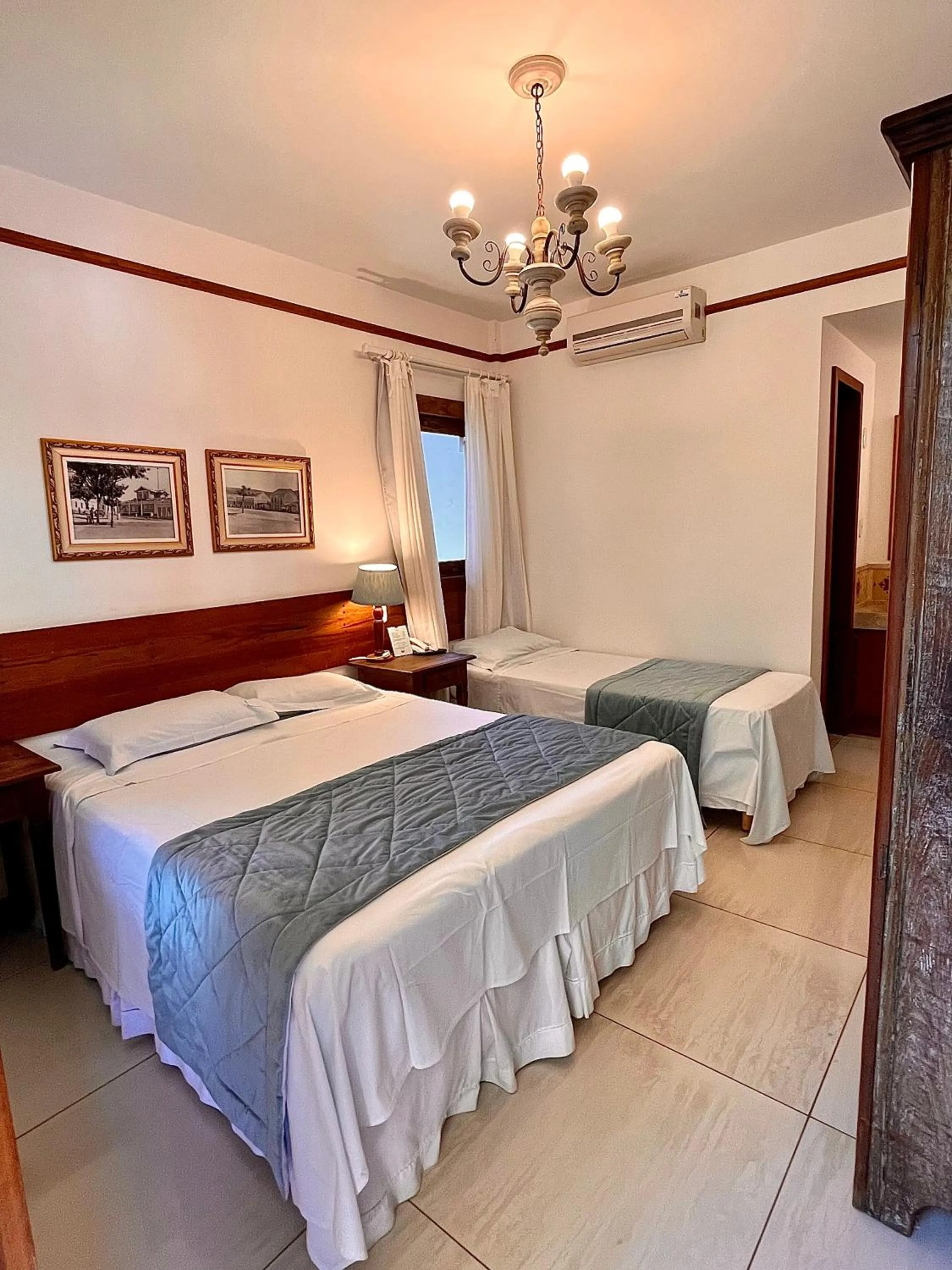 Bed in Hotel Vila Nova do Príncipe