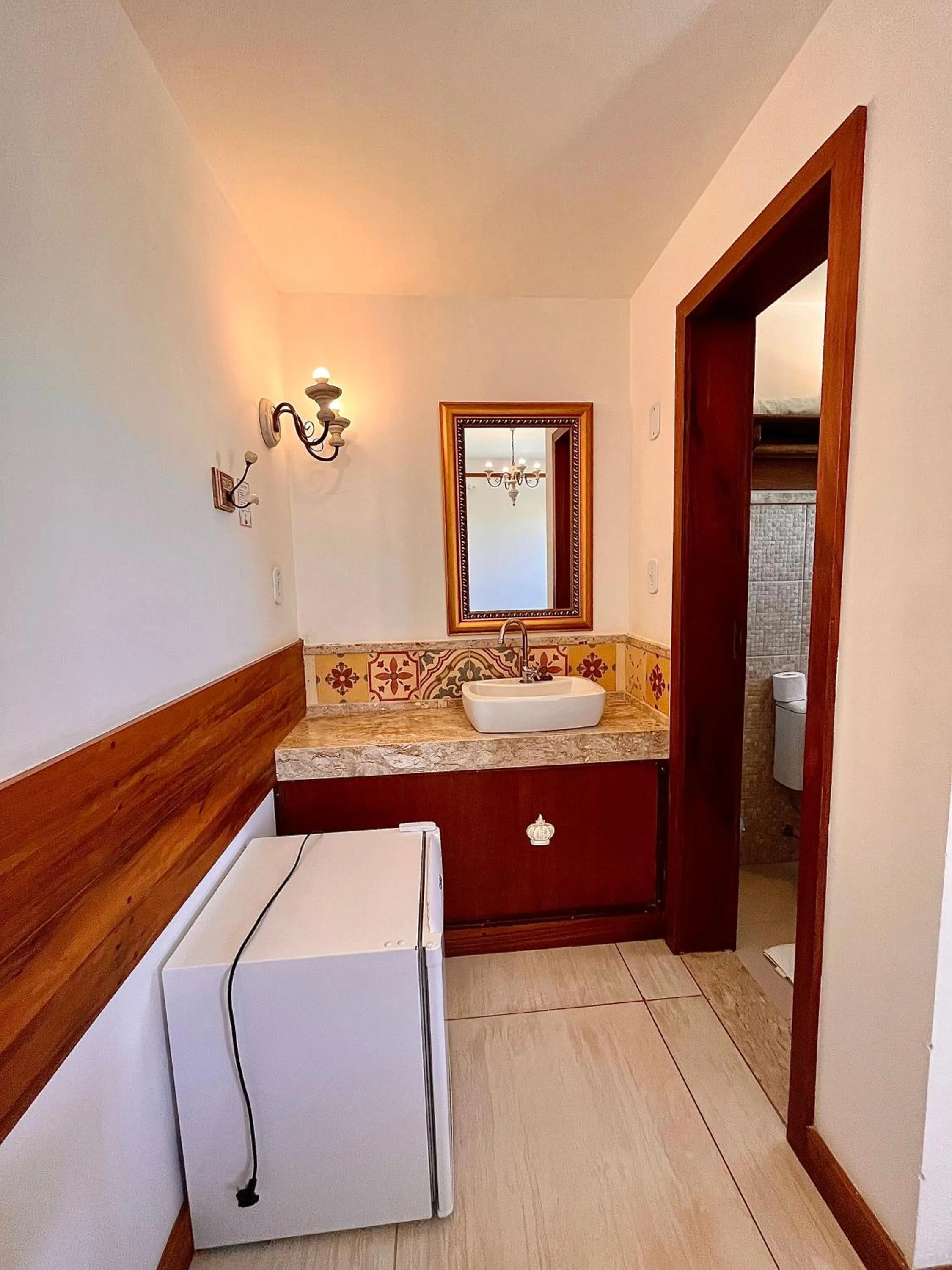 Bathroom in Hotel Vila Nova do Príncipe