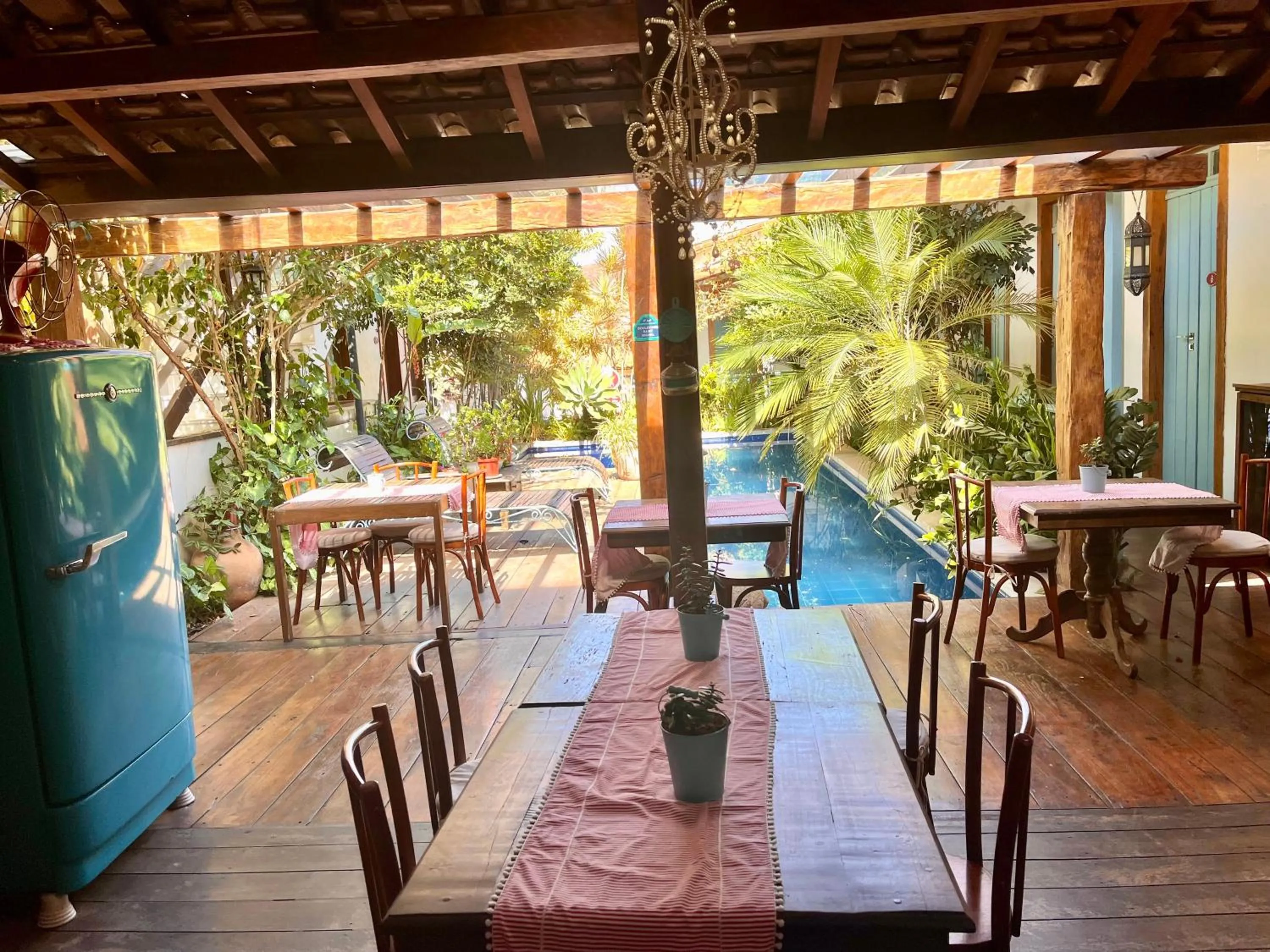 Patio in Hotel Vila Nova do Príncipe