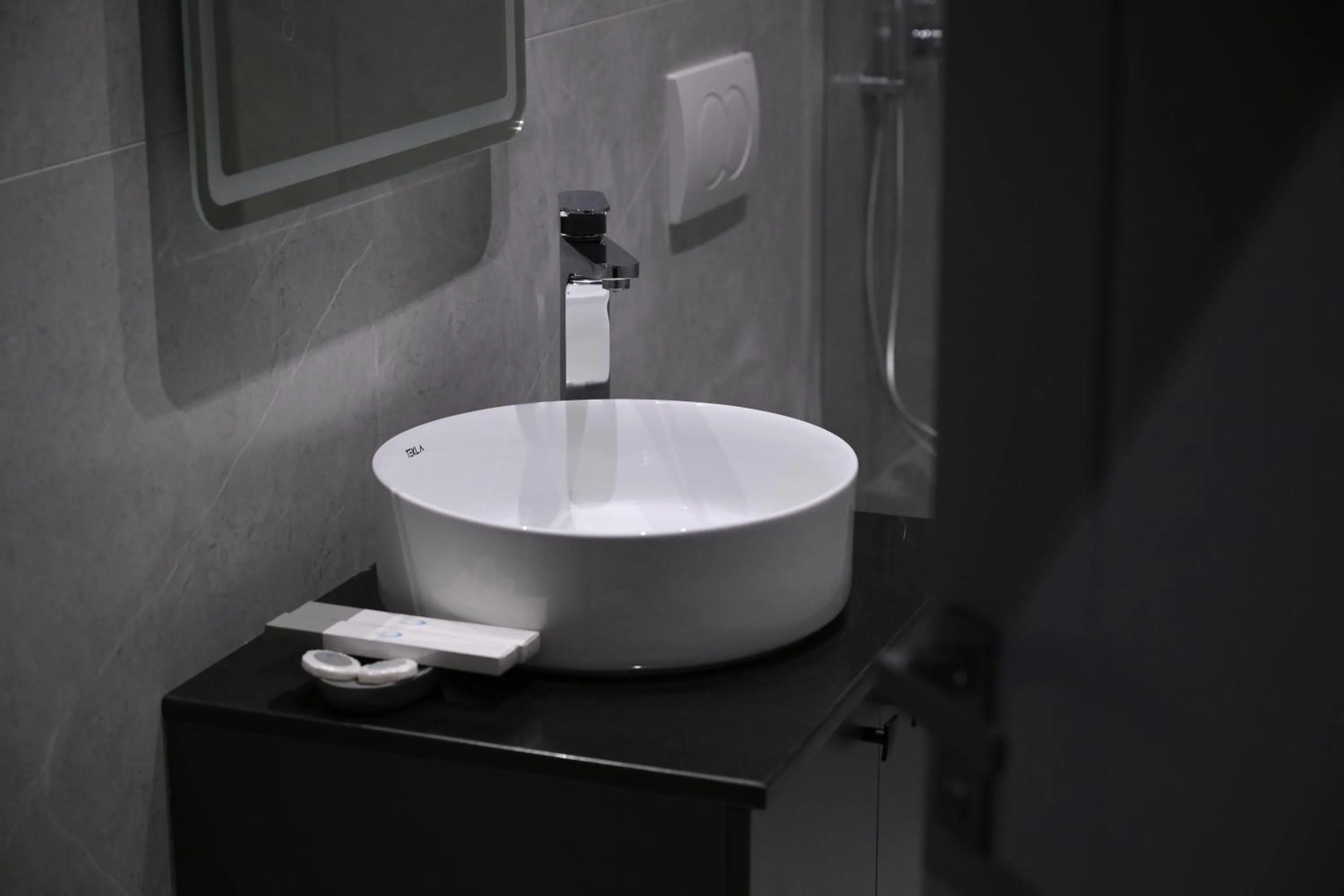 Bathroom in Hotel Bel Ami Tirana