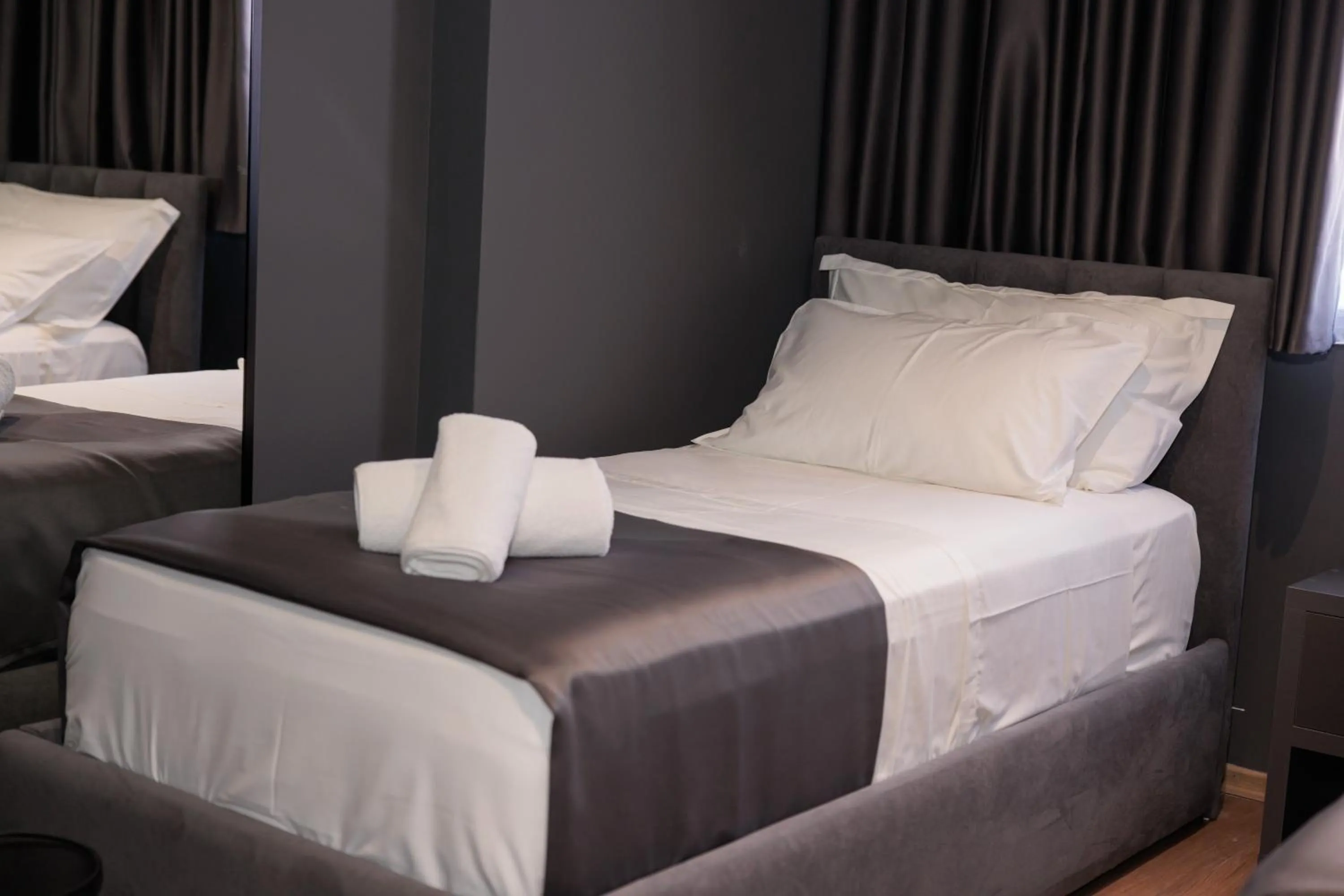 Bed in Hotel Bel Ami Tirana