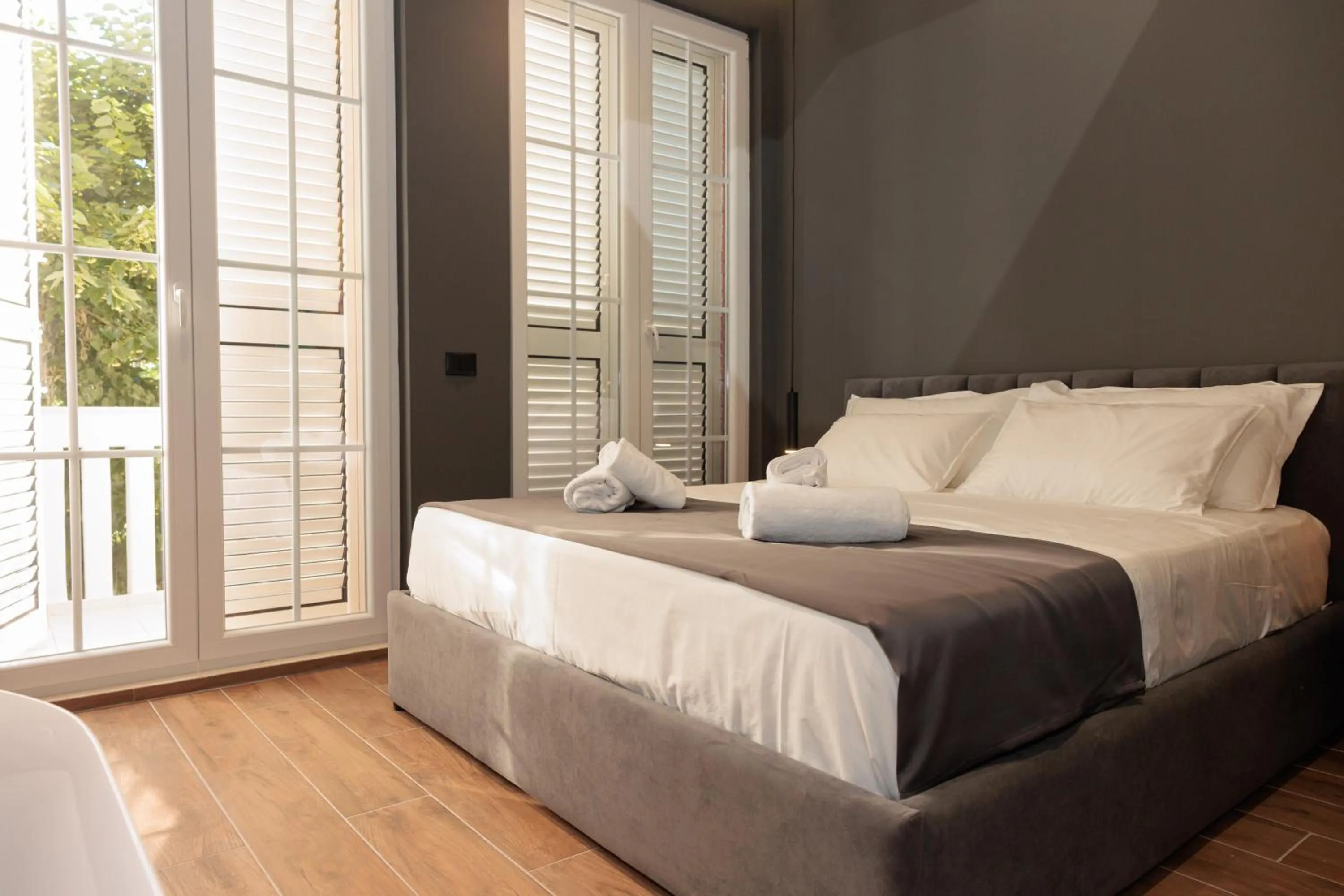 Bed in Hotel Bel Ami Tirana