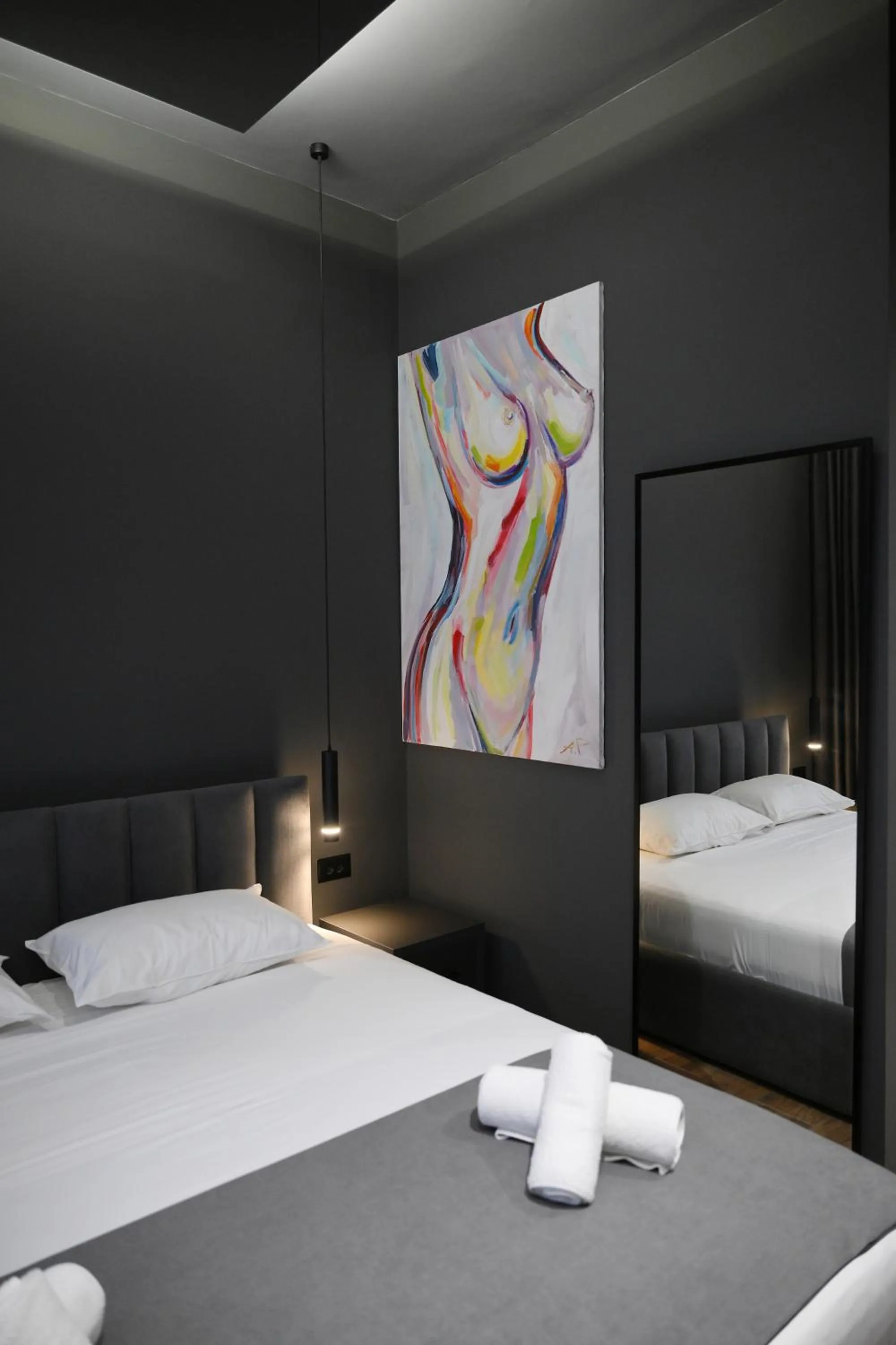 Photo of the whole room, Bed in Hotel Bel Ami Tirana