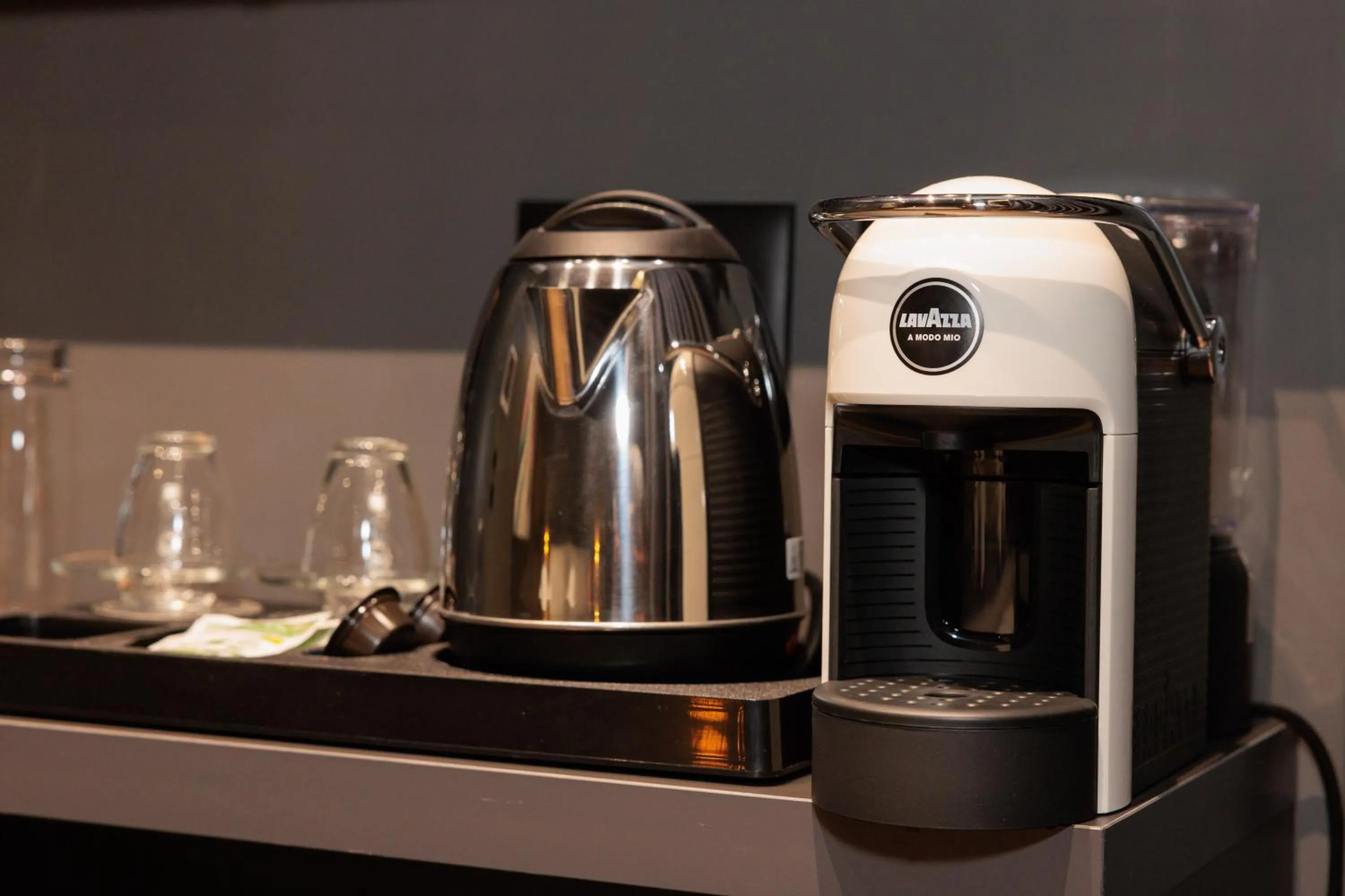 Coffee/tea facilities in Hotel Bel Ami Tirana