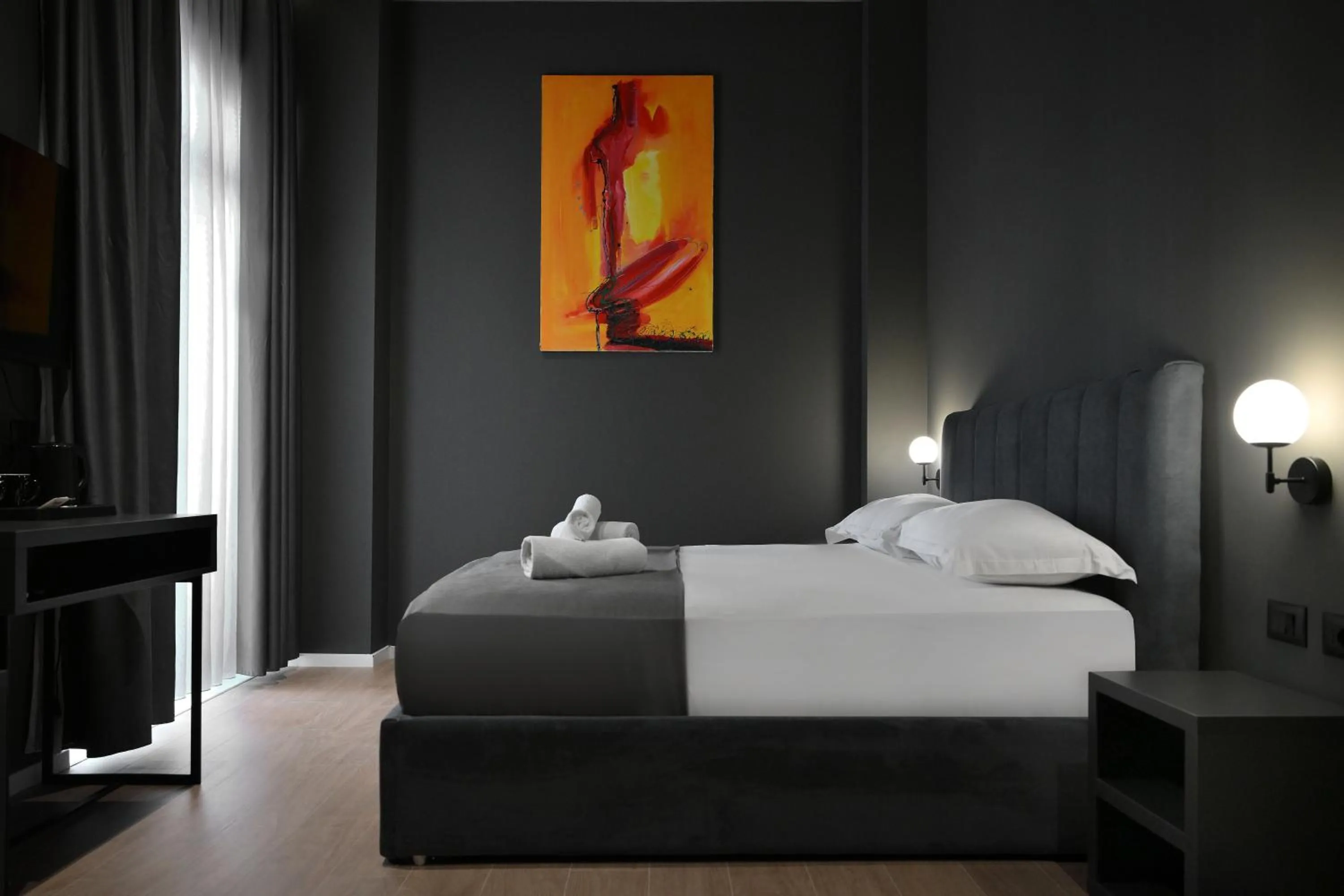 Bed in Hotel Bel Ami Tirana