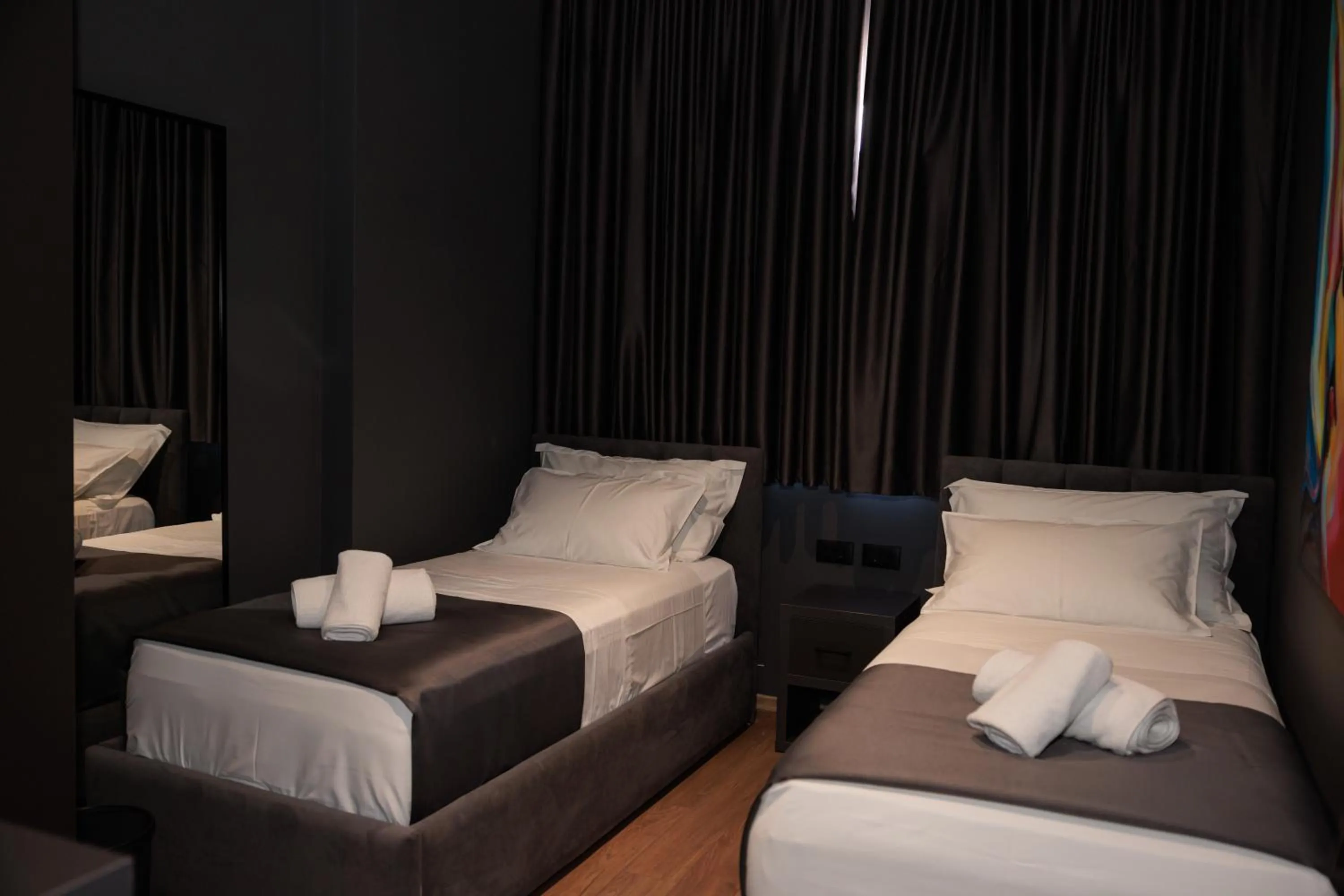 Bed in Hotel Bel Ami Tirana