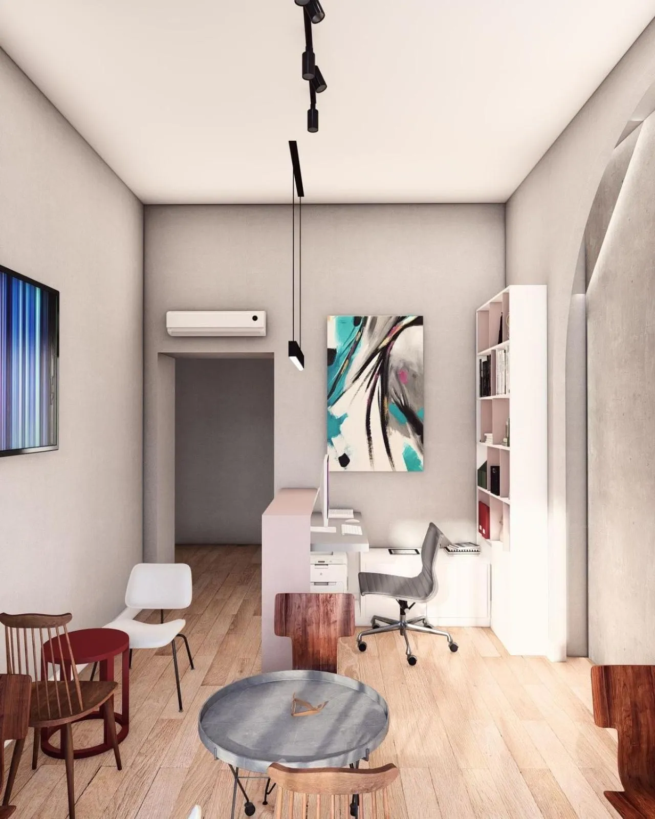 Communal lounge/ TV room in Hotel Bel Ami Tirana