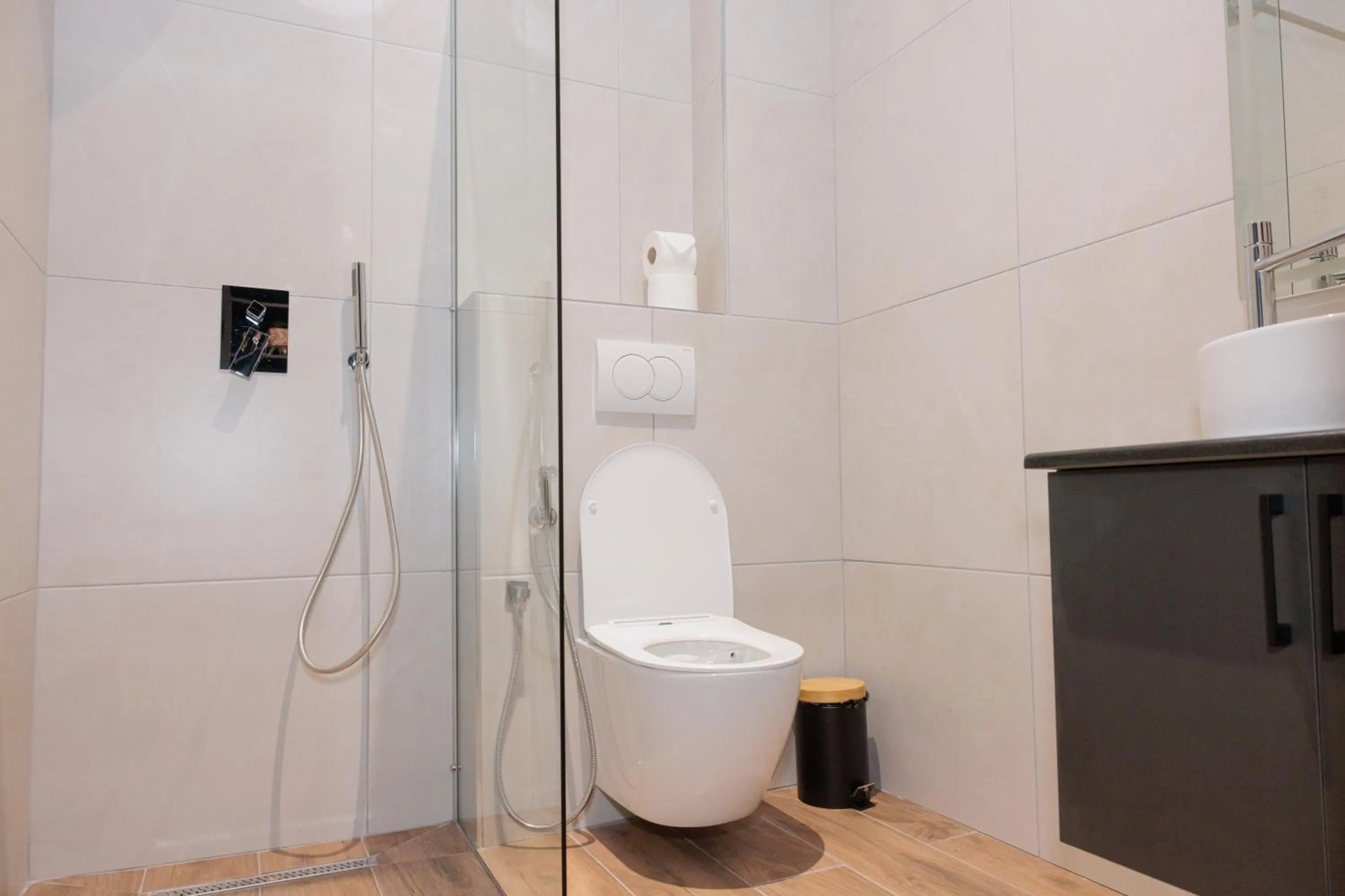 Toilet in Hotel Bel Ami Tirana