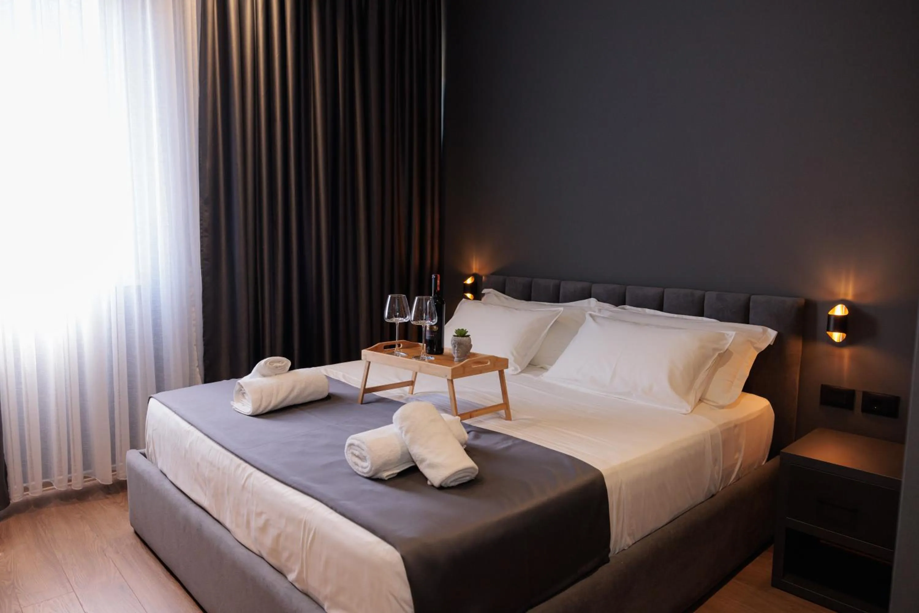 Bed in Hotel Bel Ami Tirana