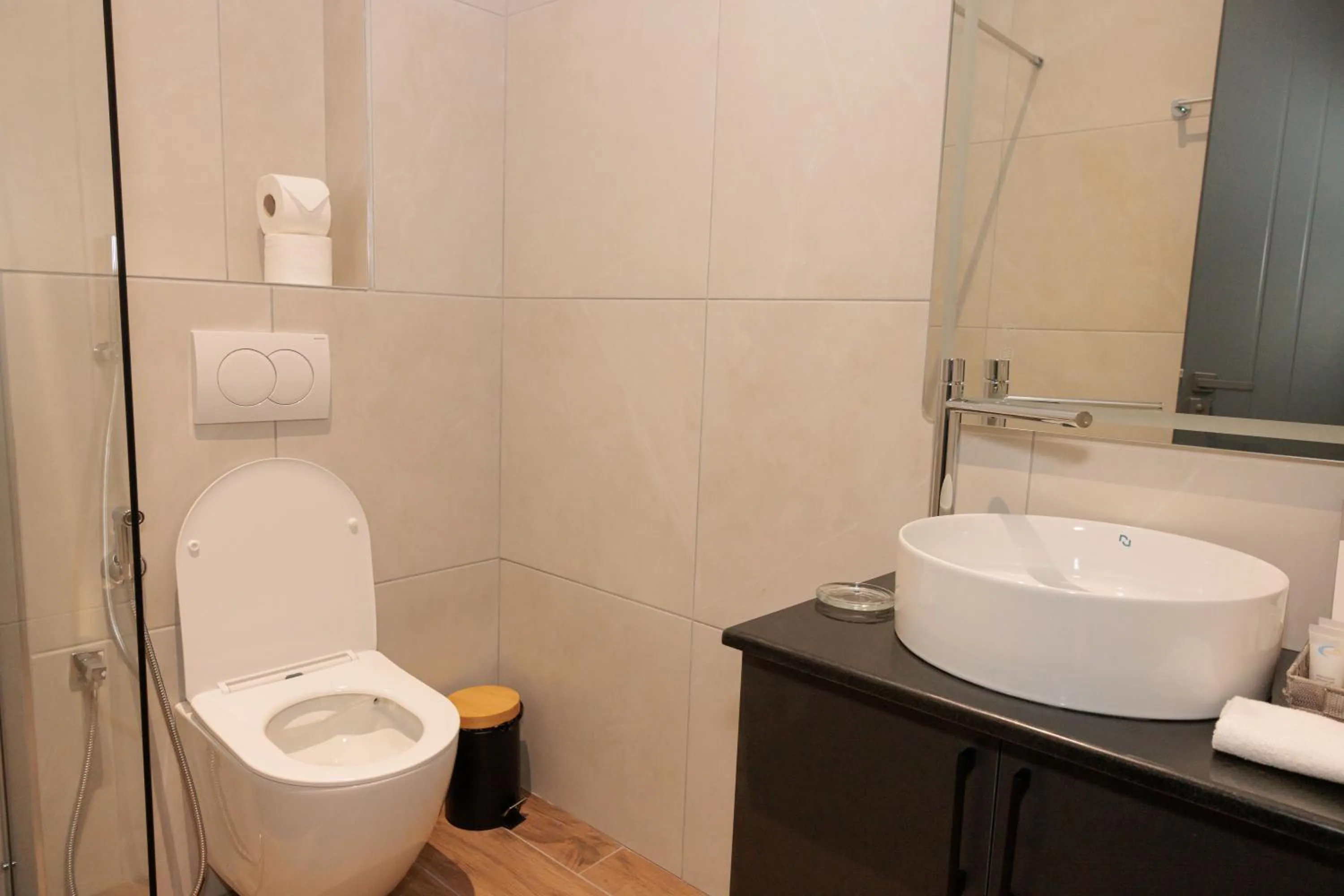 Toilet in Hotel Bel Ami Tirana