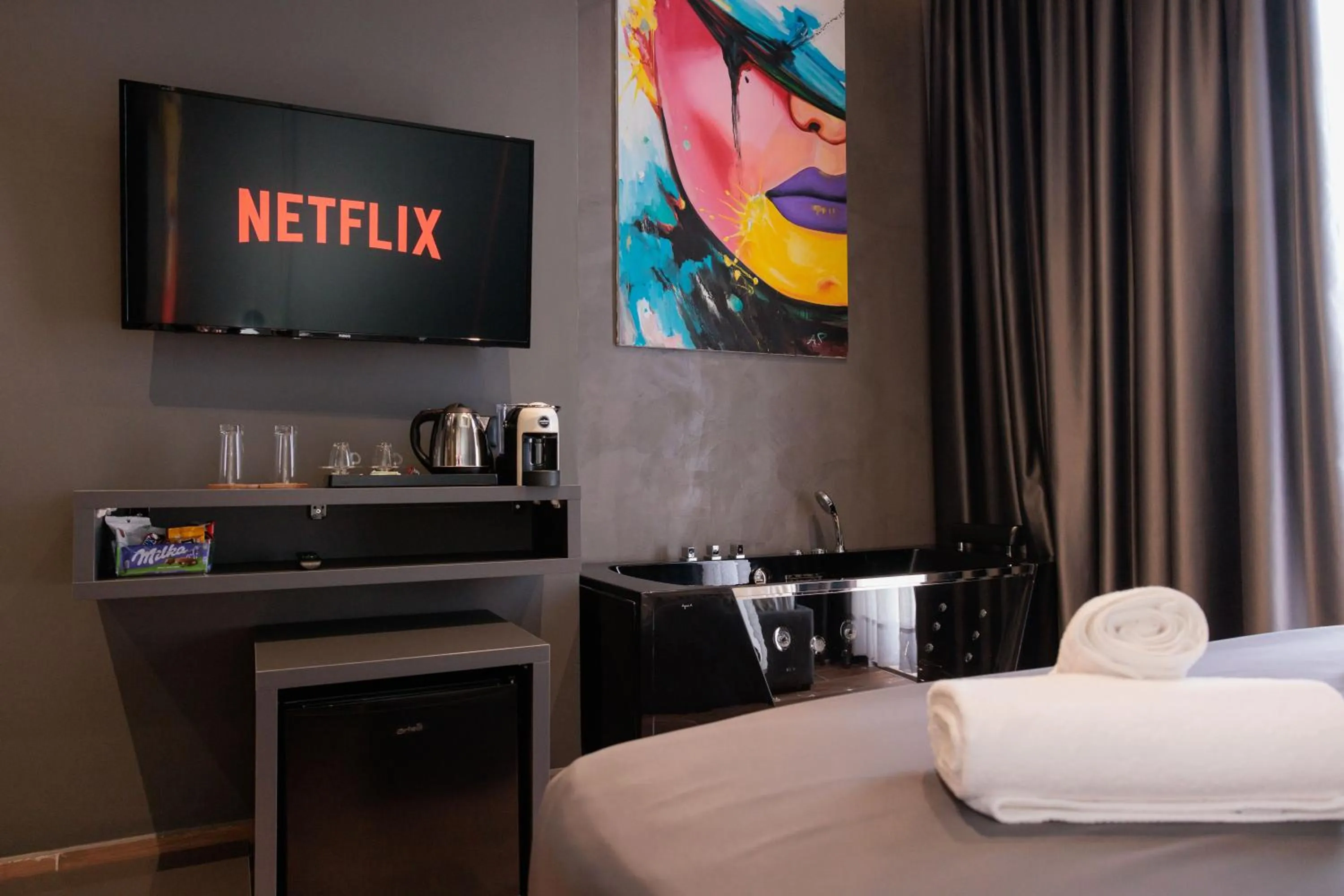 Bed in Hotel Bel Ami Tirana