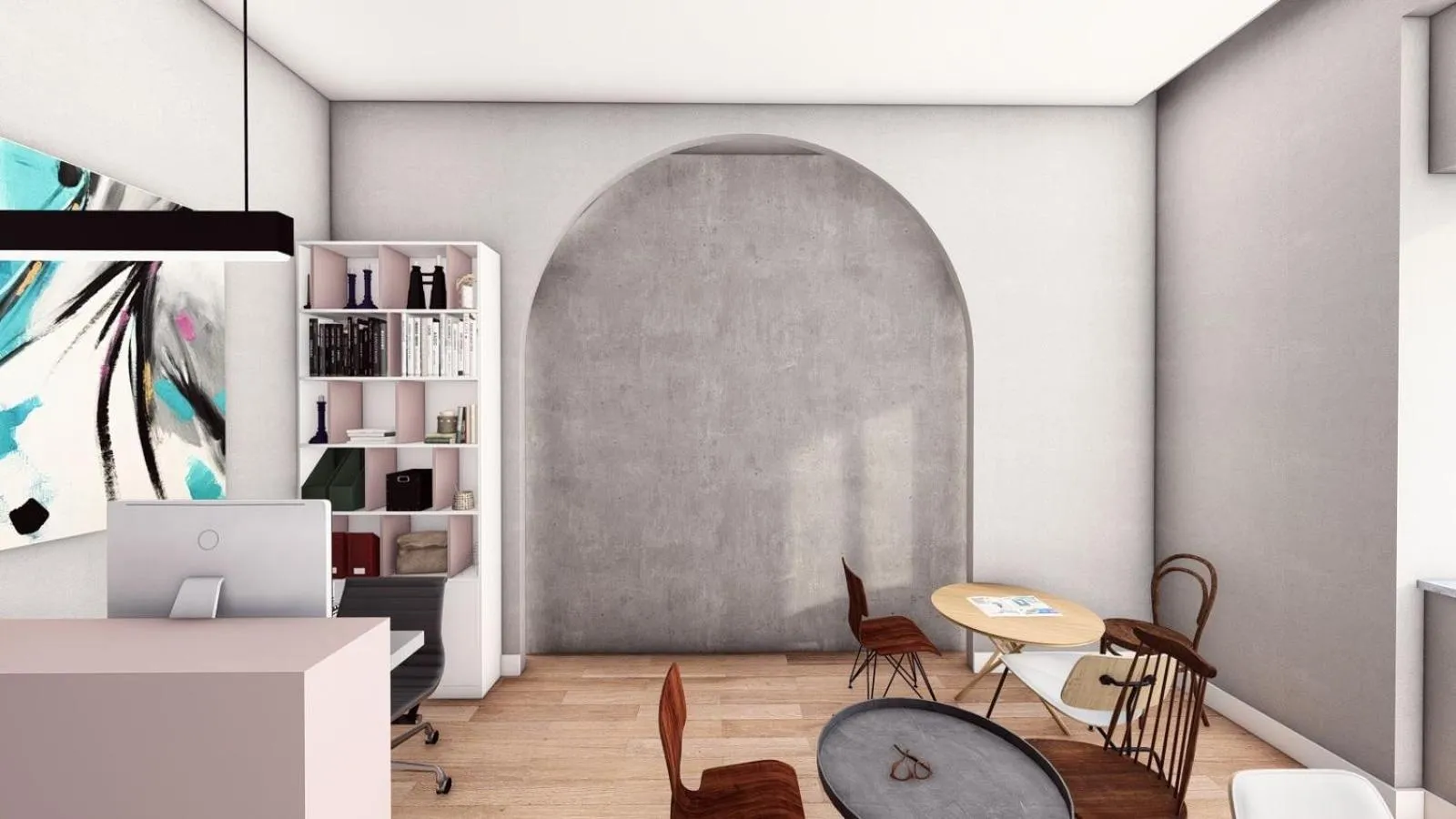 Communal lounge/ TV room in Hotel Bel Ami Tirana