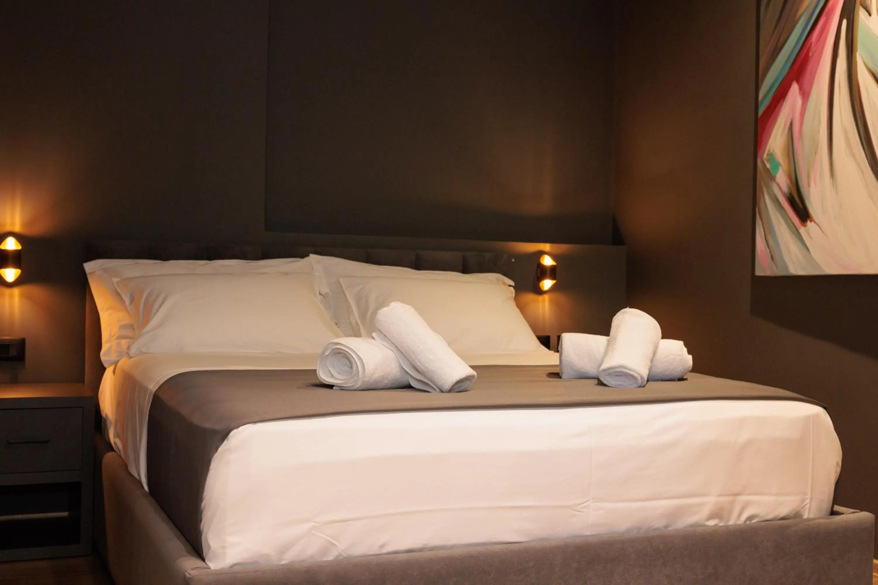 Bed in Hotel Bel Ami Tirana