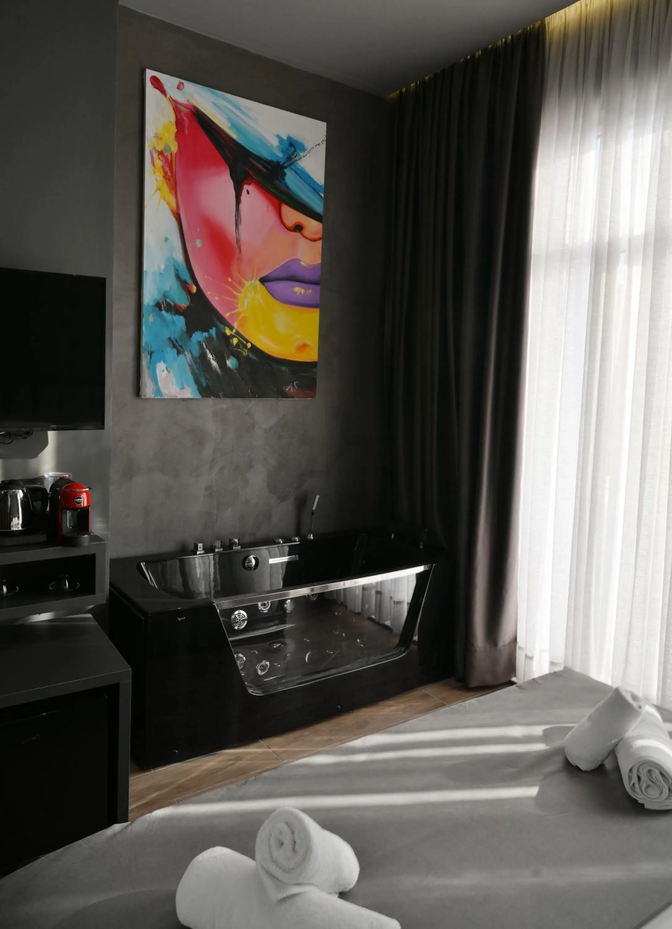 Bed in Hotel Bel Ami Tirana