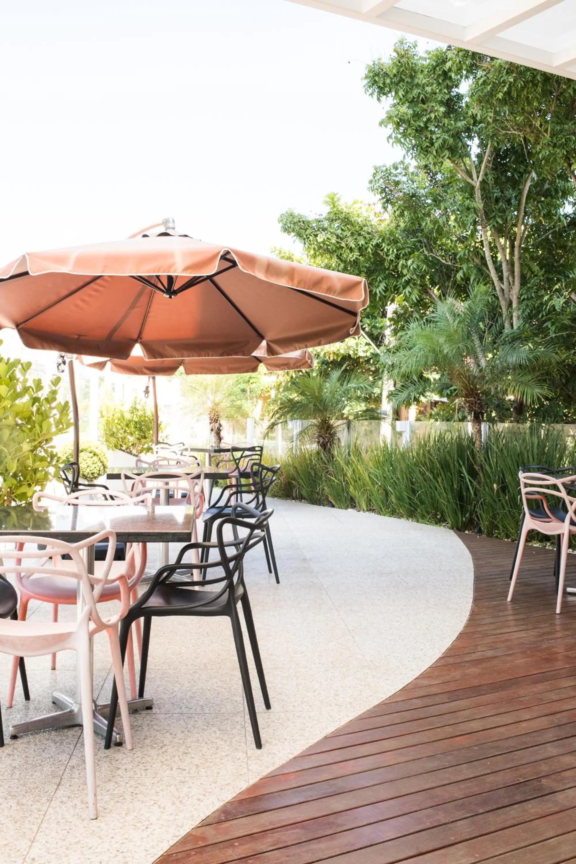 Patio in Hotel Porto Real Aparecida