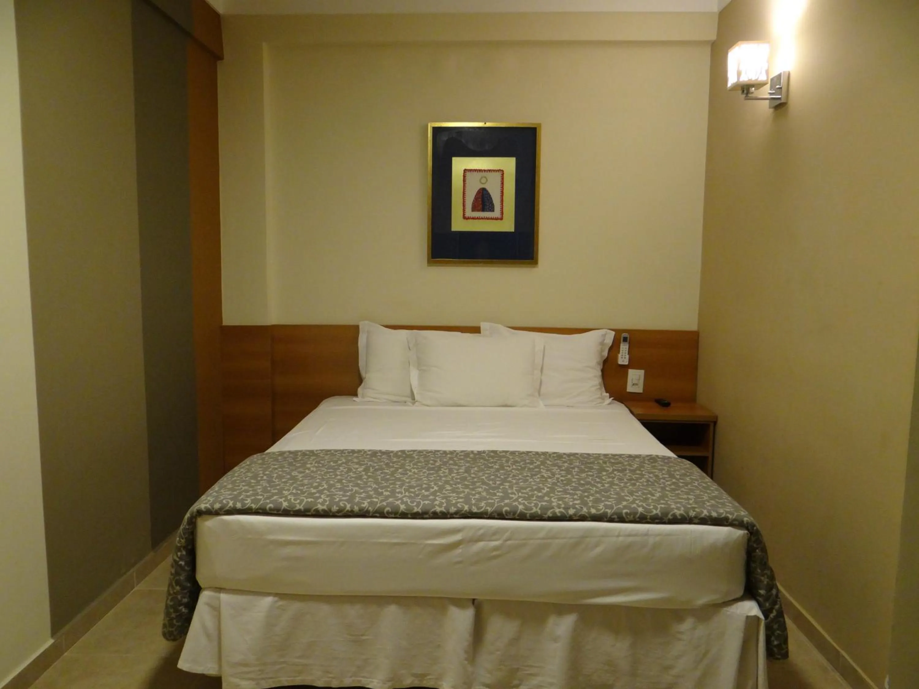 Bed in Hotel Porto Real Aparecida