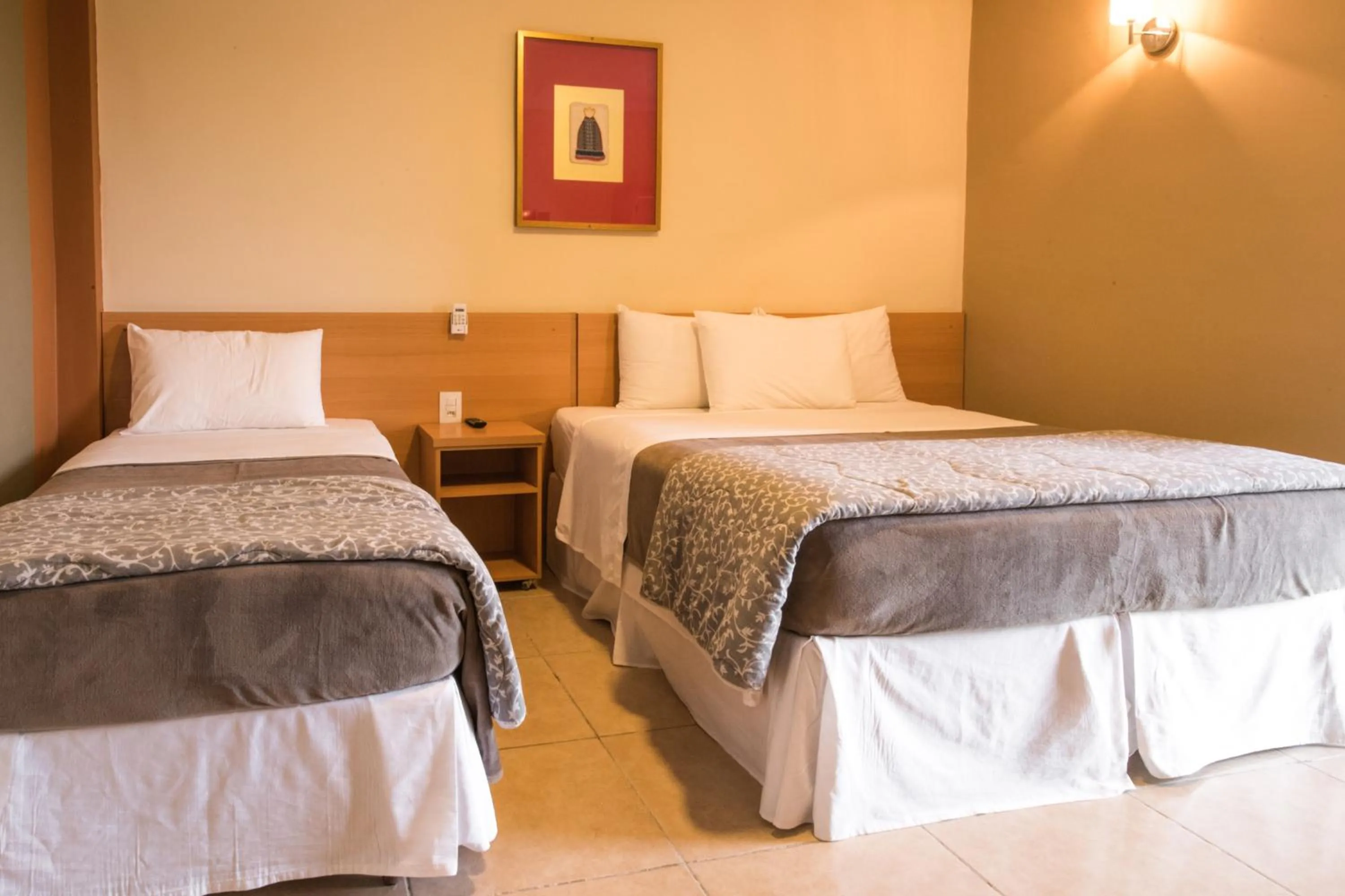 Photo of the whole room, Bed in Hotel Porto Real Aparecida