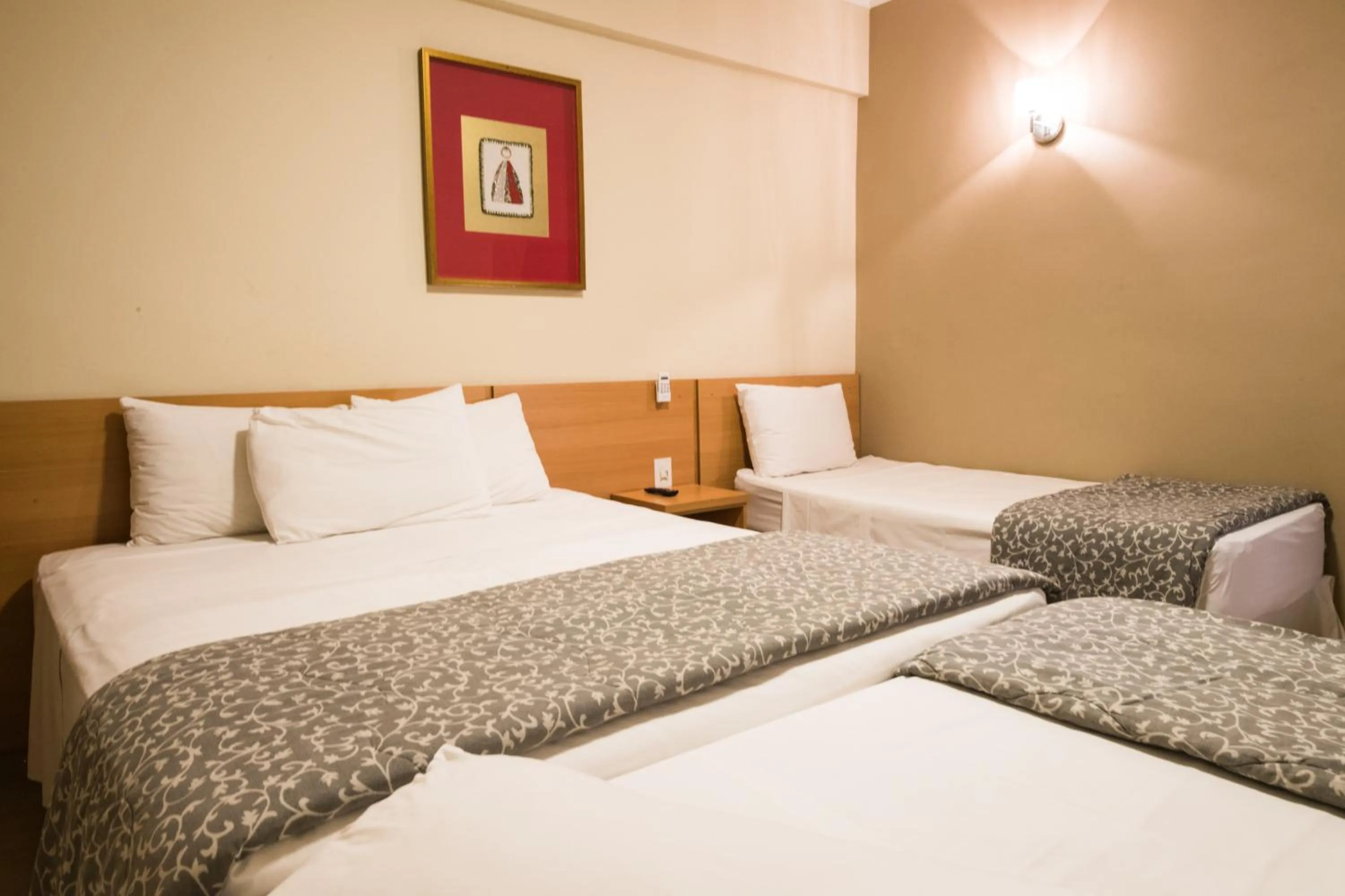 Photo of the whole room, Bed in Hotel Porto Real Aparecida