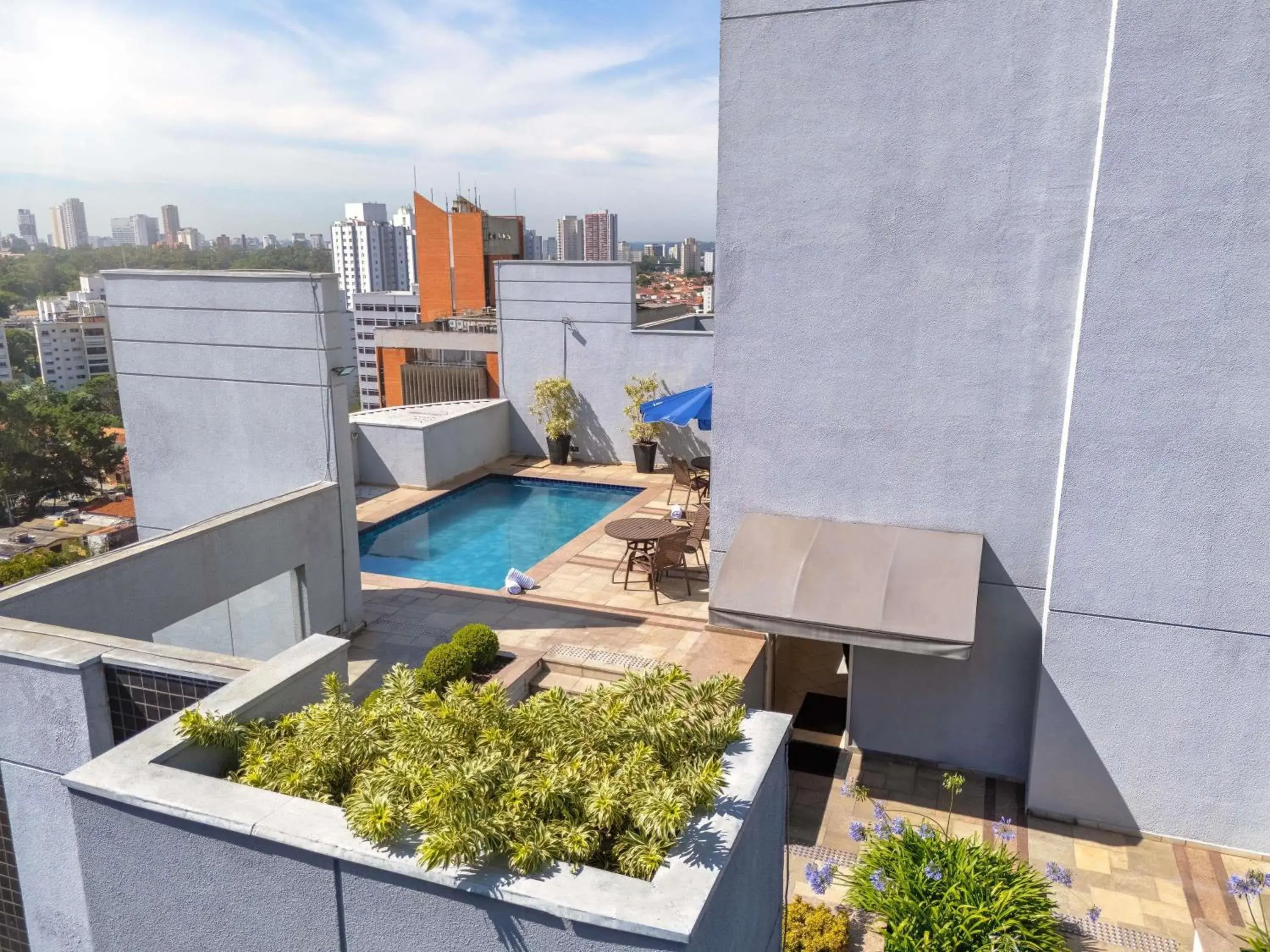 Pool view in Mercure São Paulo Nações Unidas Pool view in Mercure São Paulo Nações Unidas