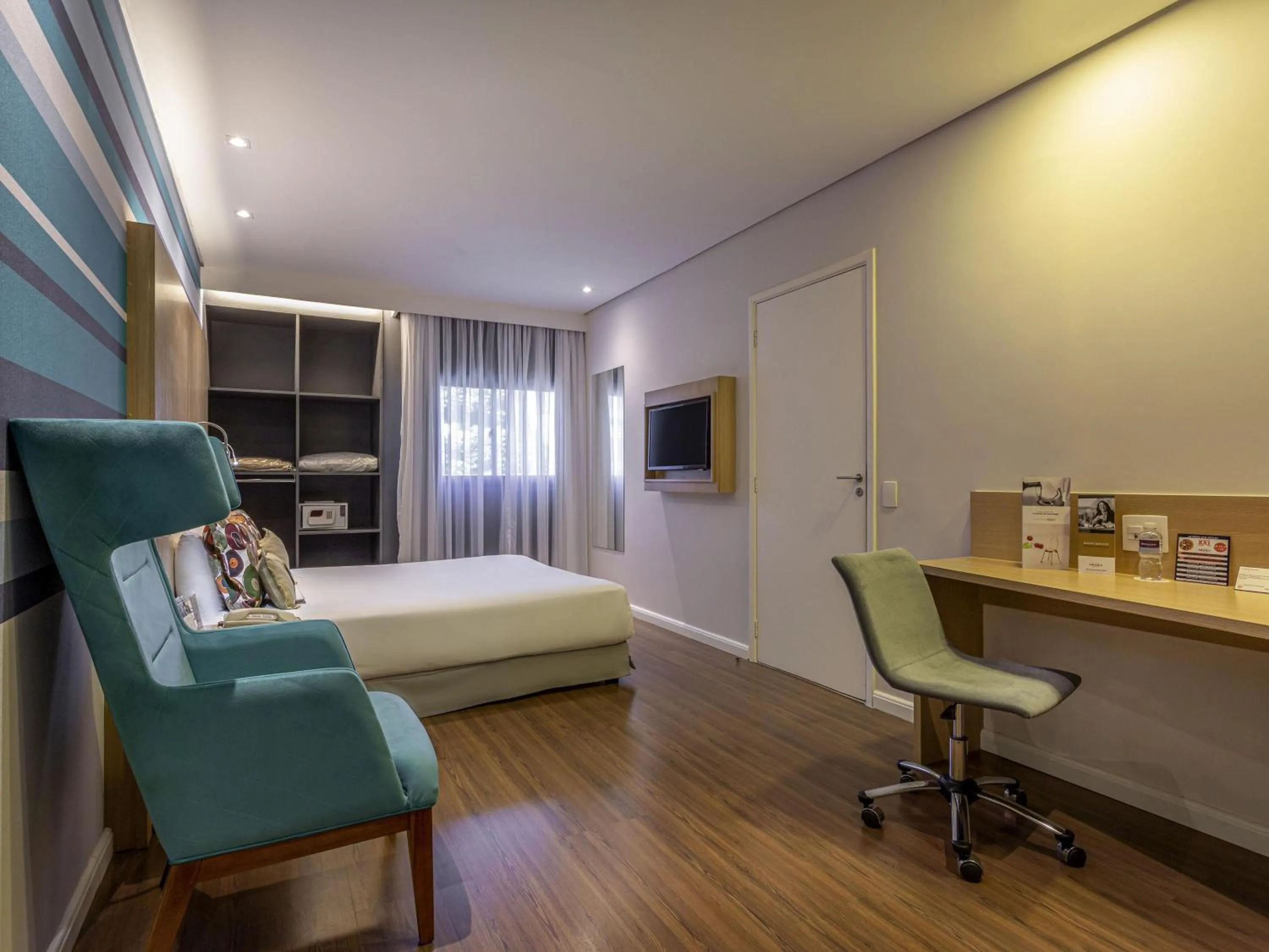 Bedroom, Bed in Mercure São Paulo Nações Unidas