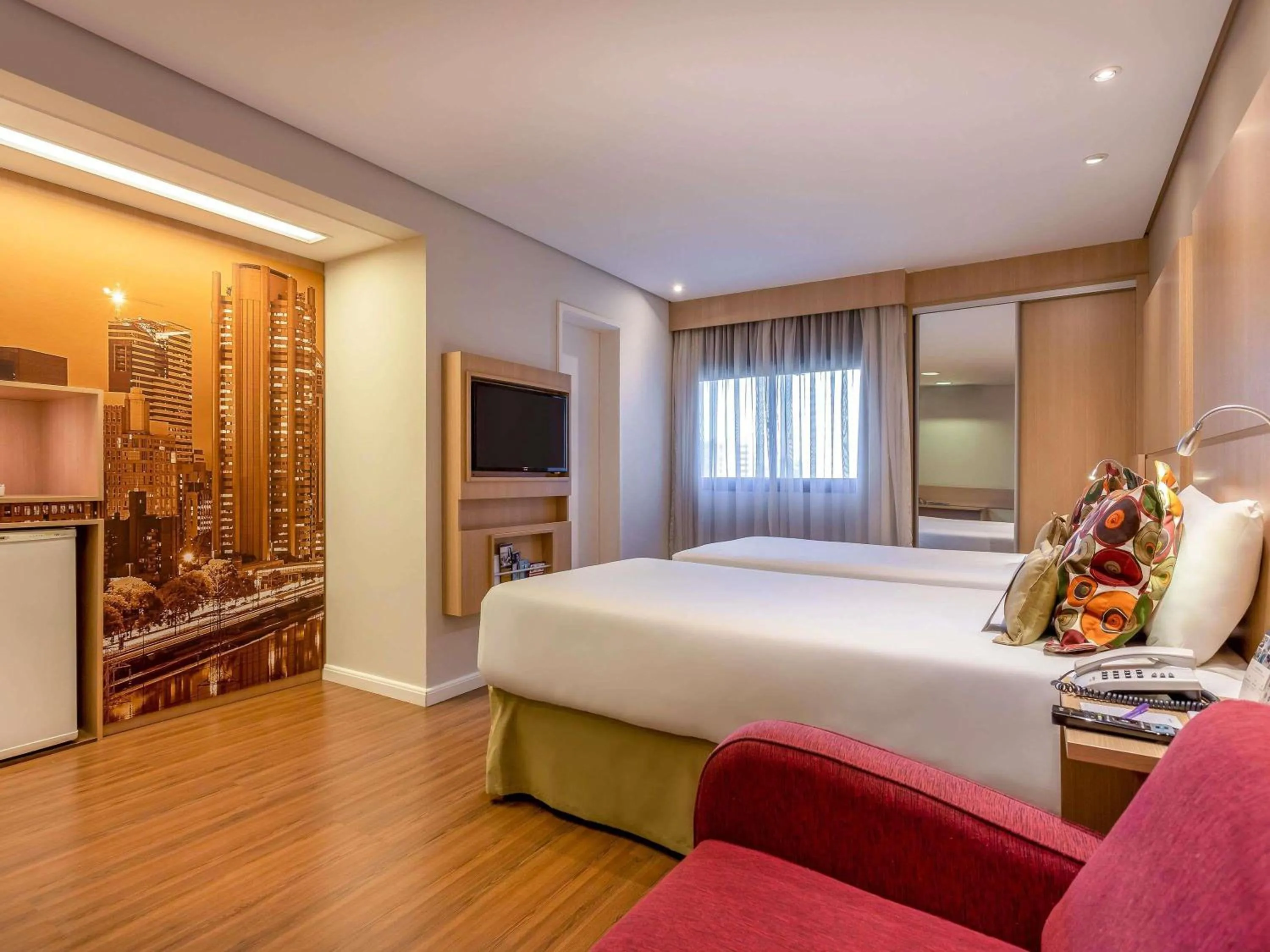 Bedroom, Bed in Mercure São Paulo Nações Unidas