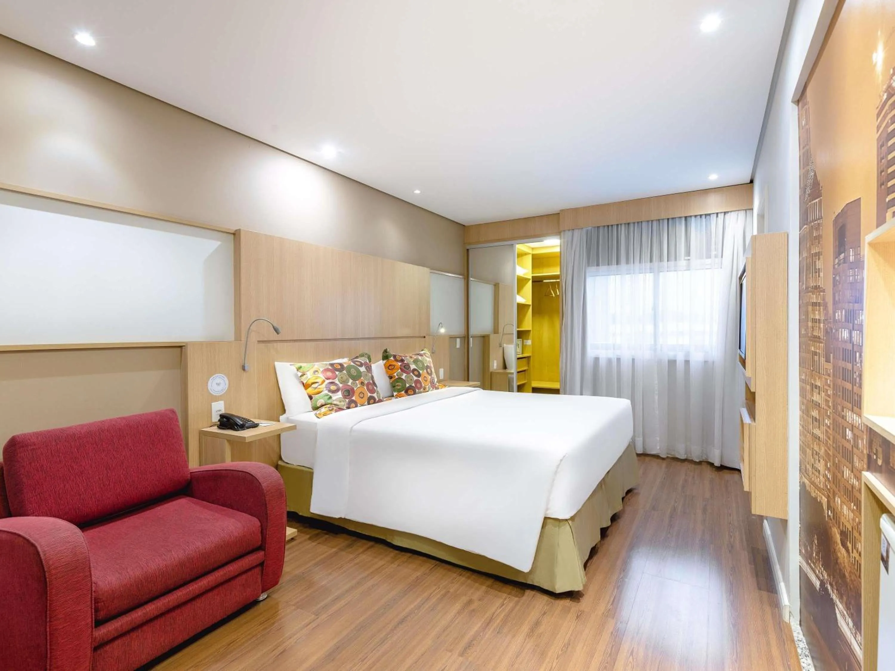 Bedroom, Bed in Mercure São Paulo Nações Unidas