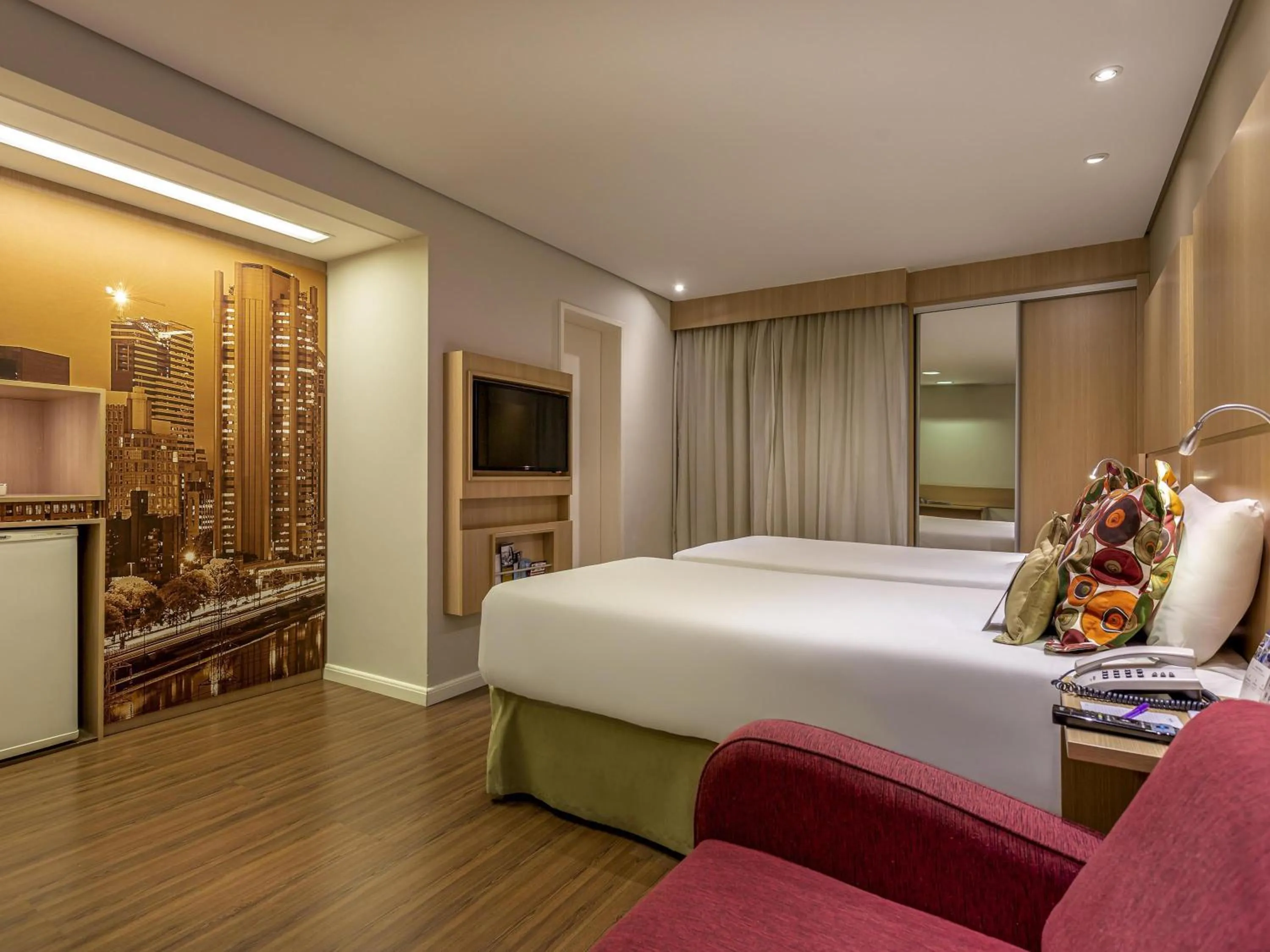 Bedroom, Bed in Mercure São Paulo Nações Unidas