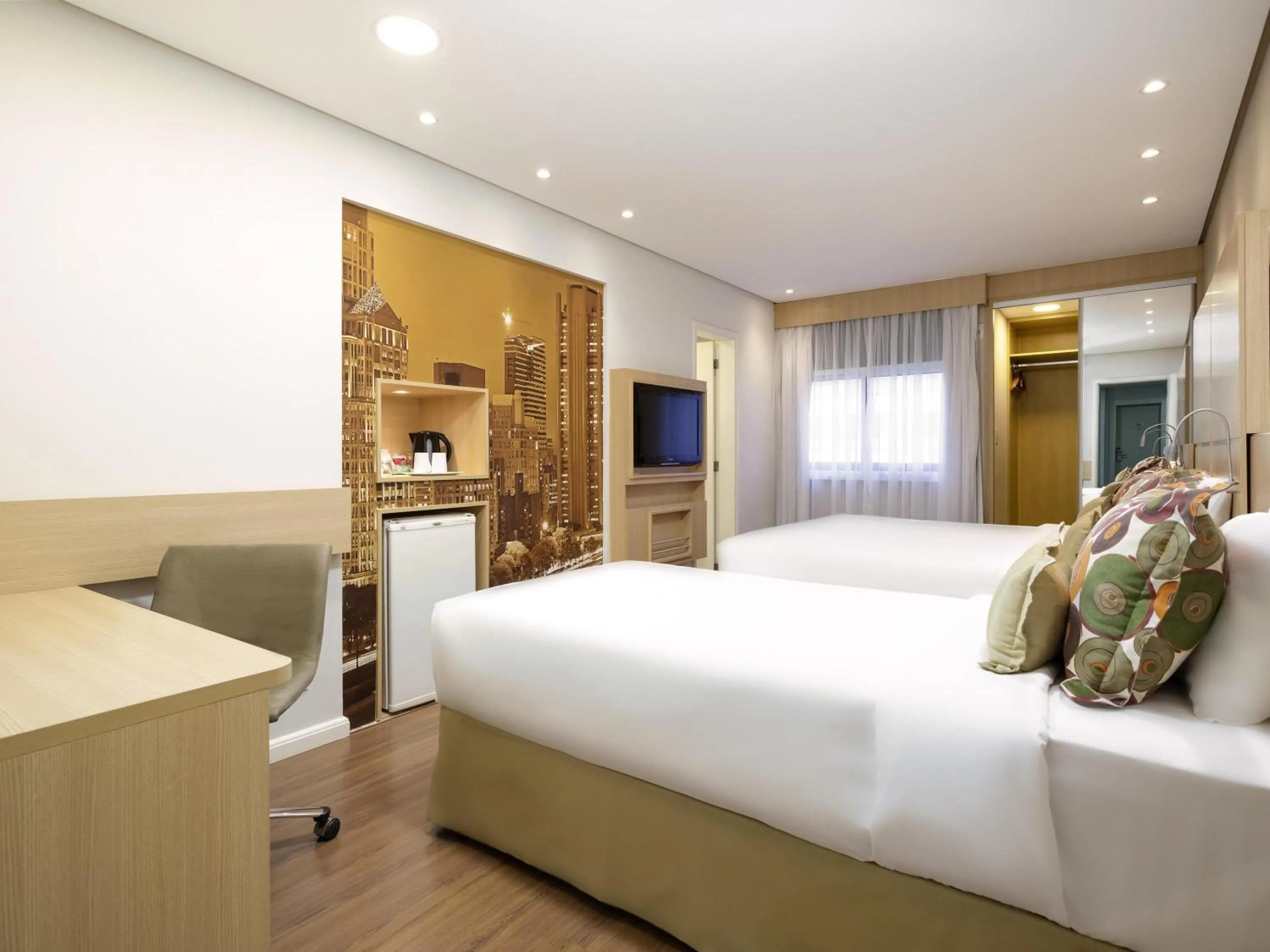 Bedroom, Bed in Mercure São Paulo Nações Unidas