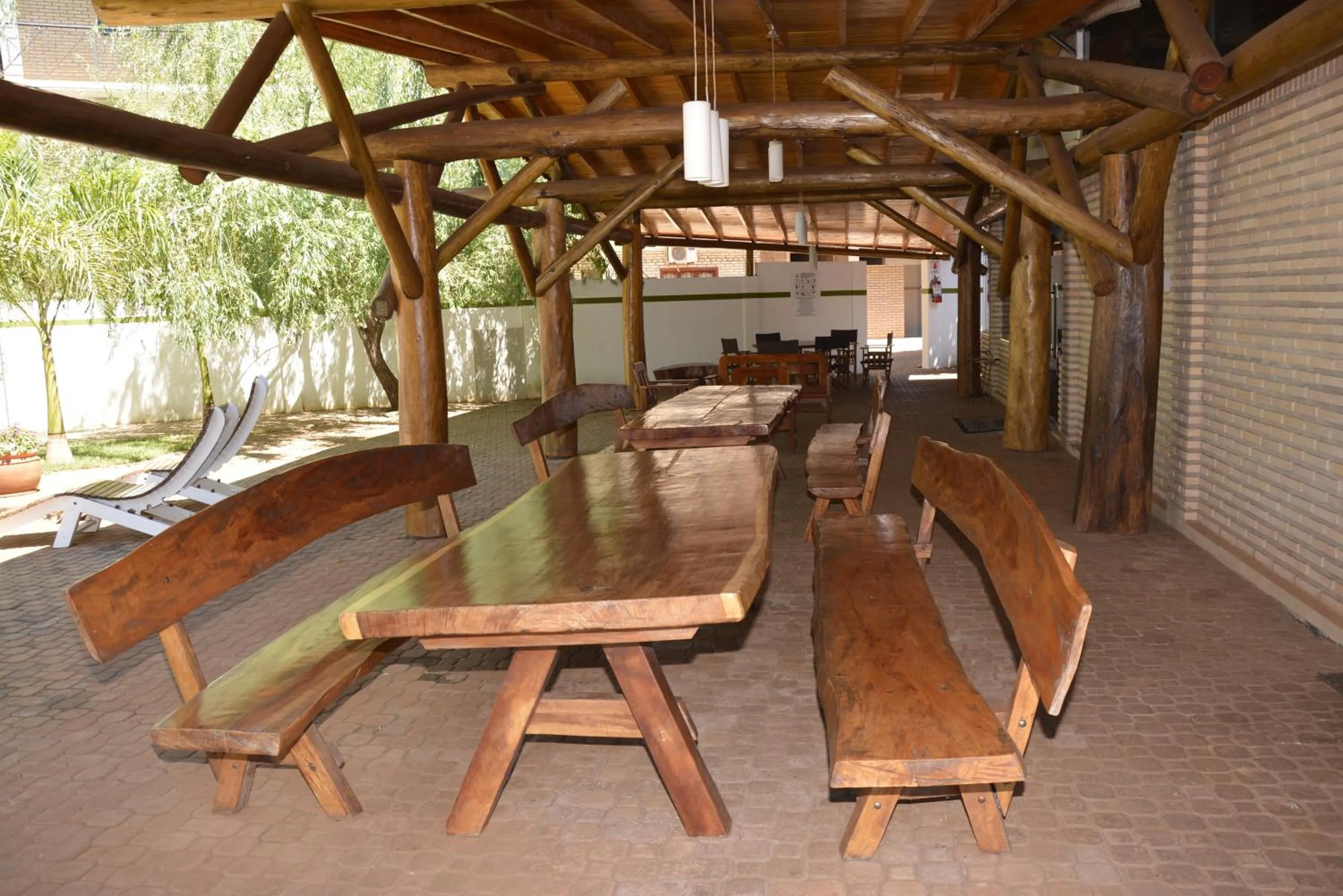Patio in Hotel Salzburgo